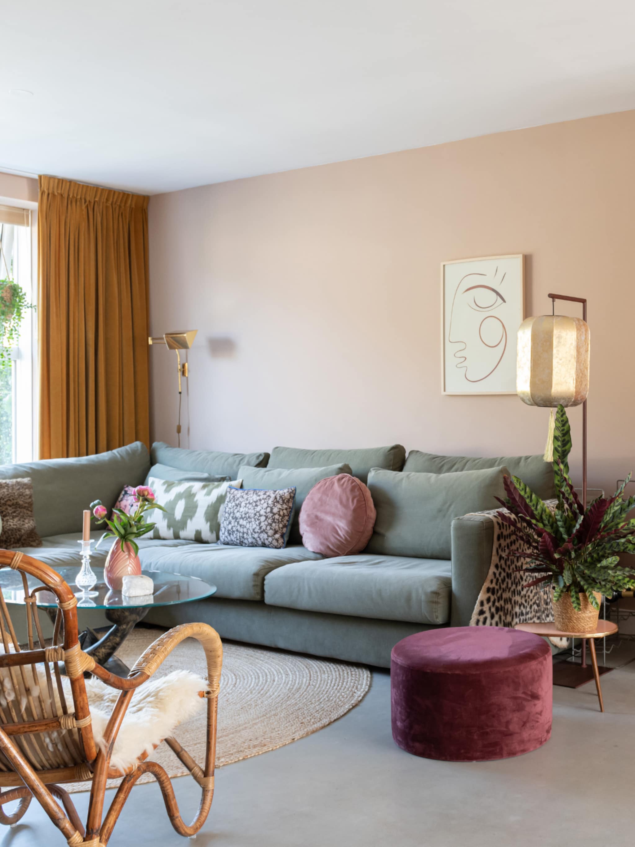 binnenkijken in een eclectische woning in baarn