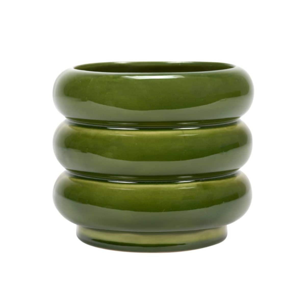 Sixties bloempot in de kleur green, € 20,99, Serax vtwonen shop
