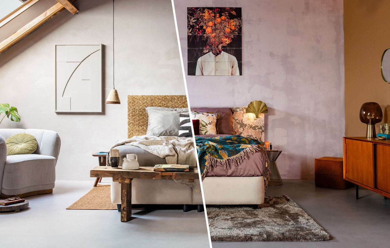 puur natuur of vintage glamour twee keer een chique look in de slaapkamer