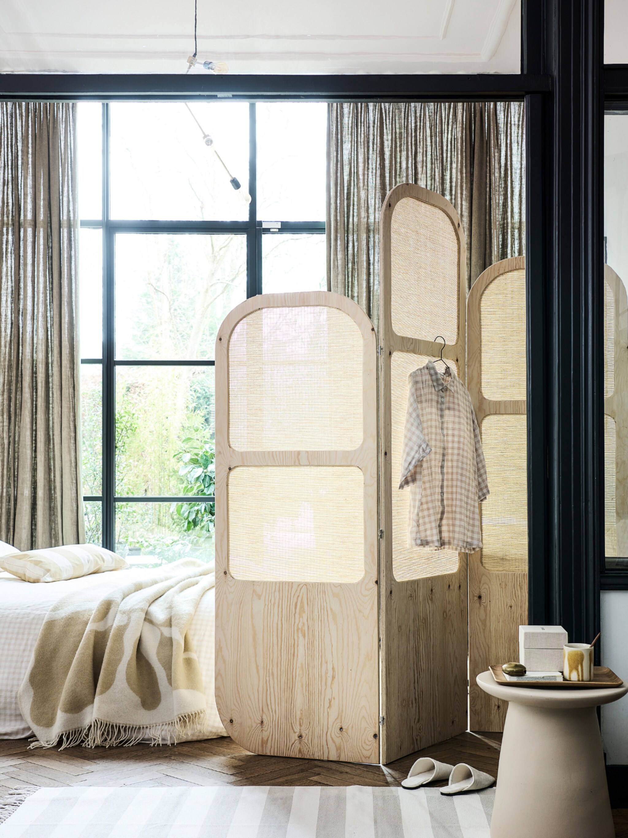 diy decoratief en handig dit houten kamerscherm