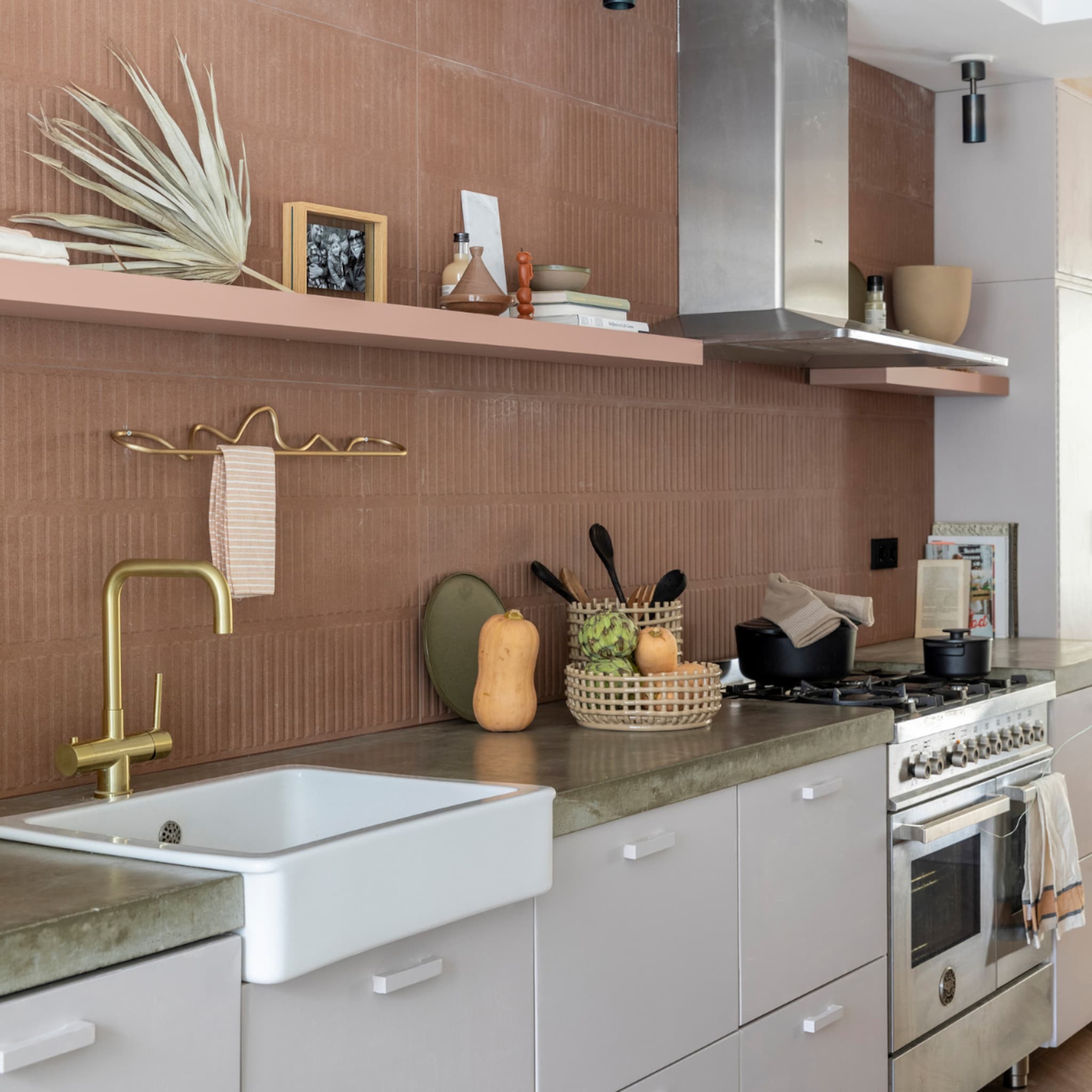 witte muren keuken alternatieve kleuren