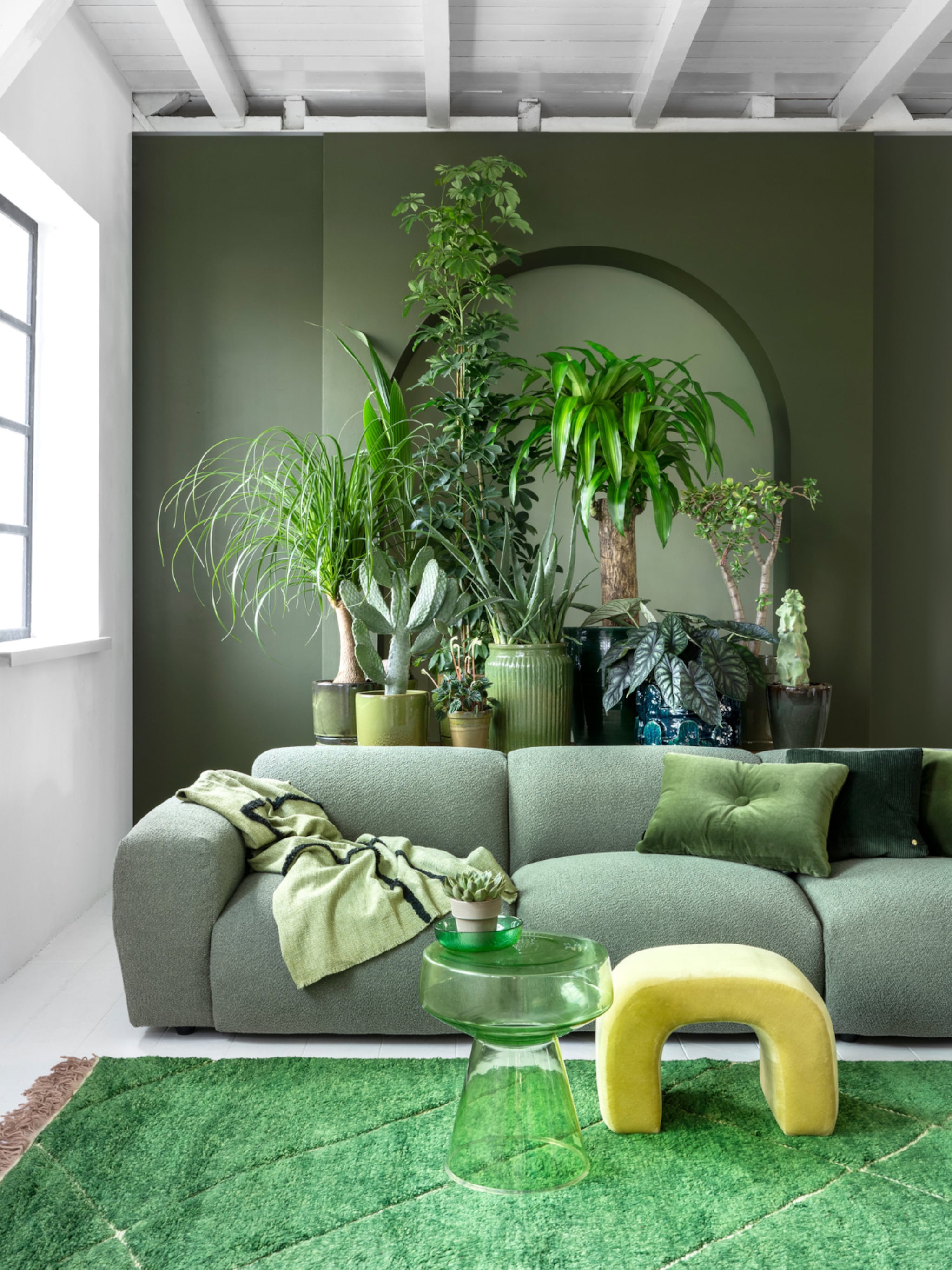 groene woonaccessoires voor een fris interieur