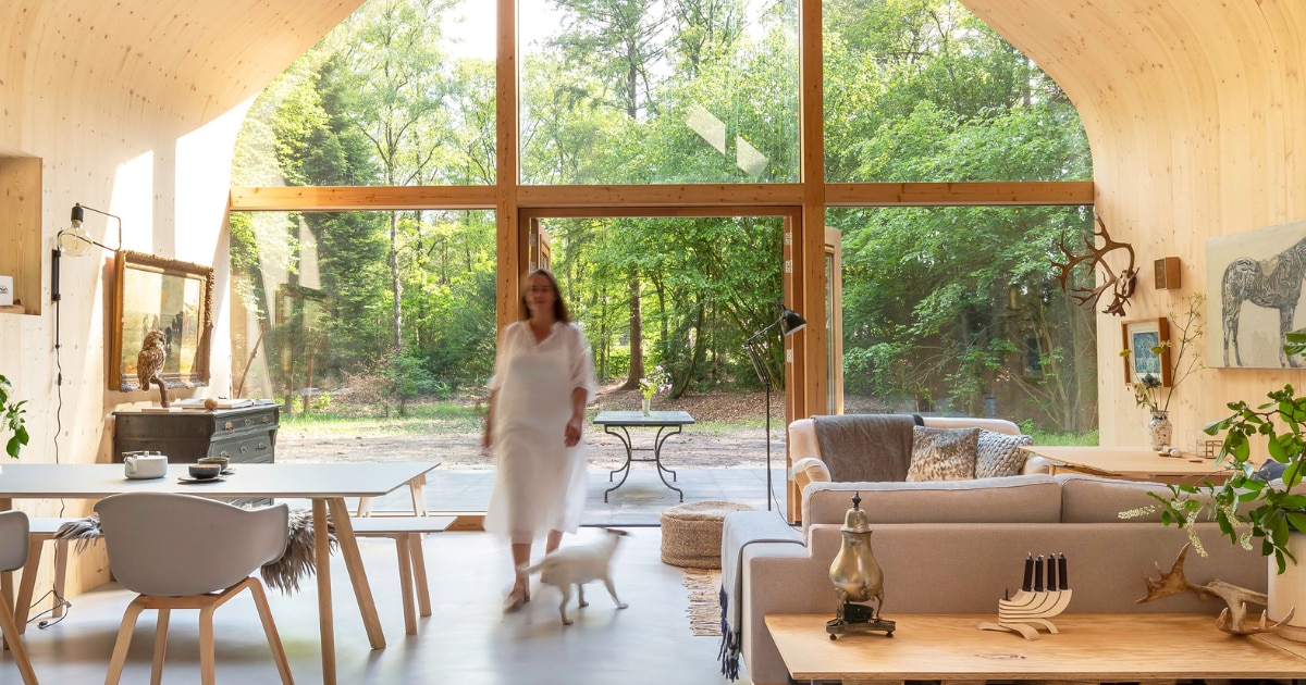 Binnenkijken in een bio-boshuis in Barchem