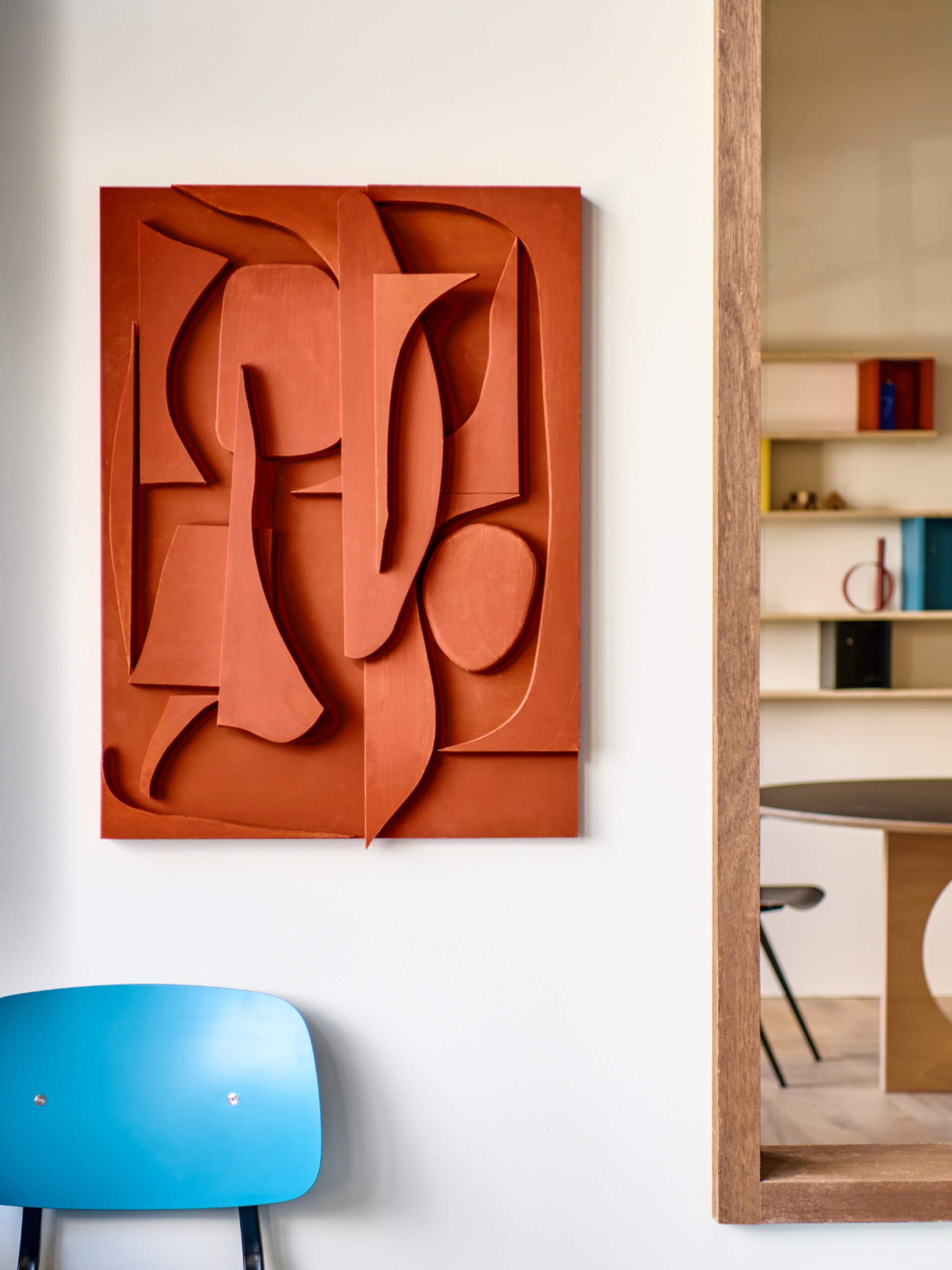diy een unieke eyecatcher dit houten kunstwerk aan de muur