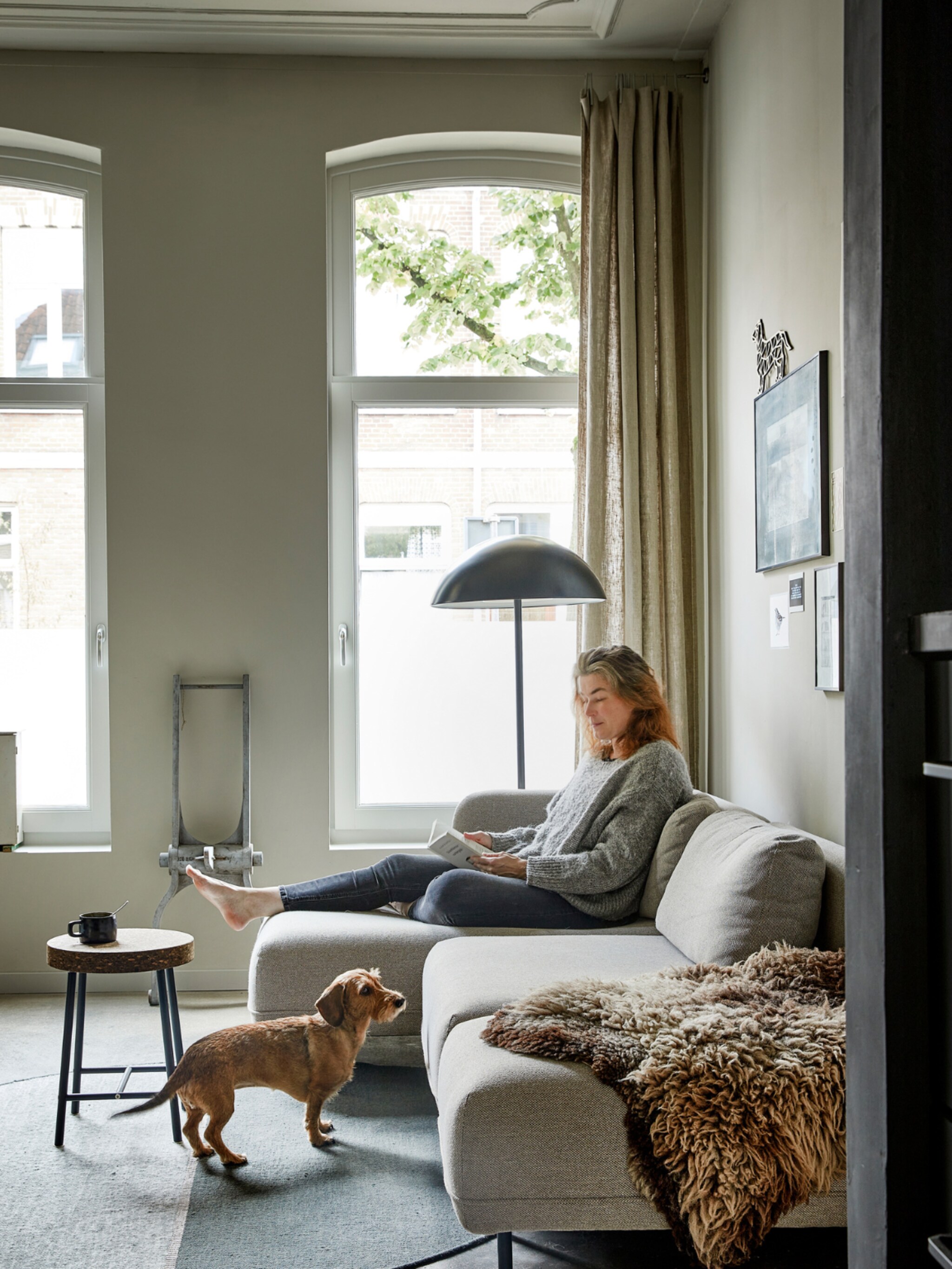 binnenkijken in een stadsappartement in arnhem met de slaapkamer in de kelder