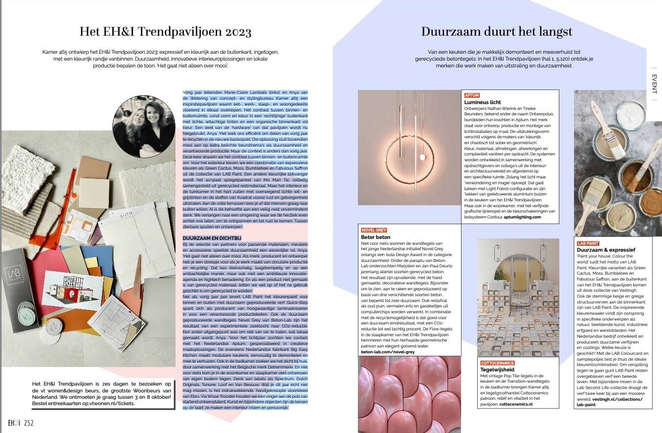 Eigen Huis &amp; Interieur | vt wonen&amp;design beurs 2023 Eigen Huis &amp; Interieur | vt wonen&amp;design beurs 2023