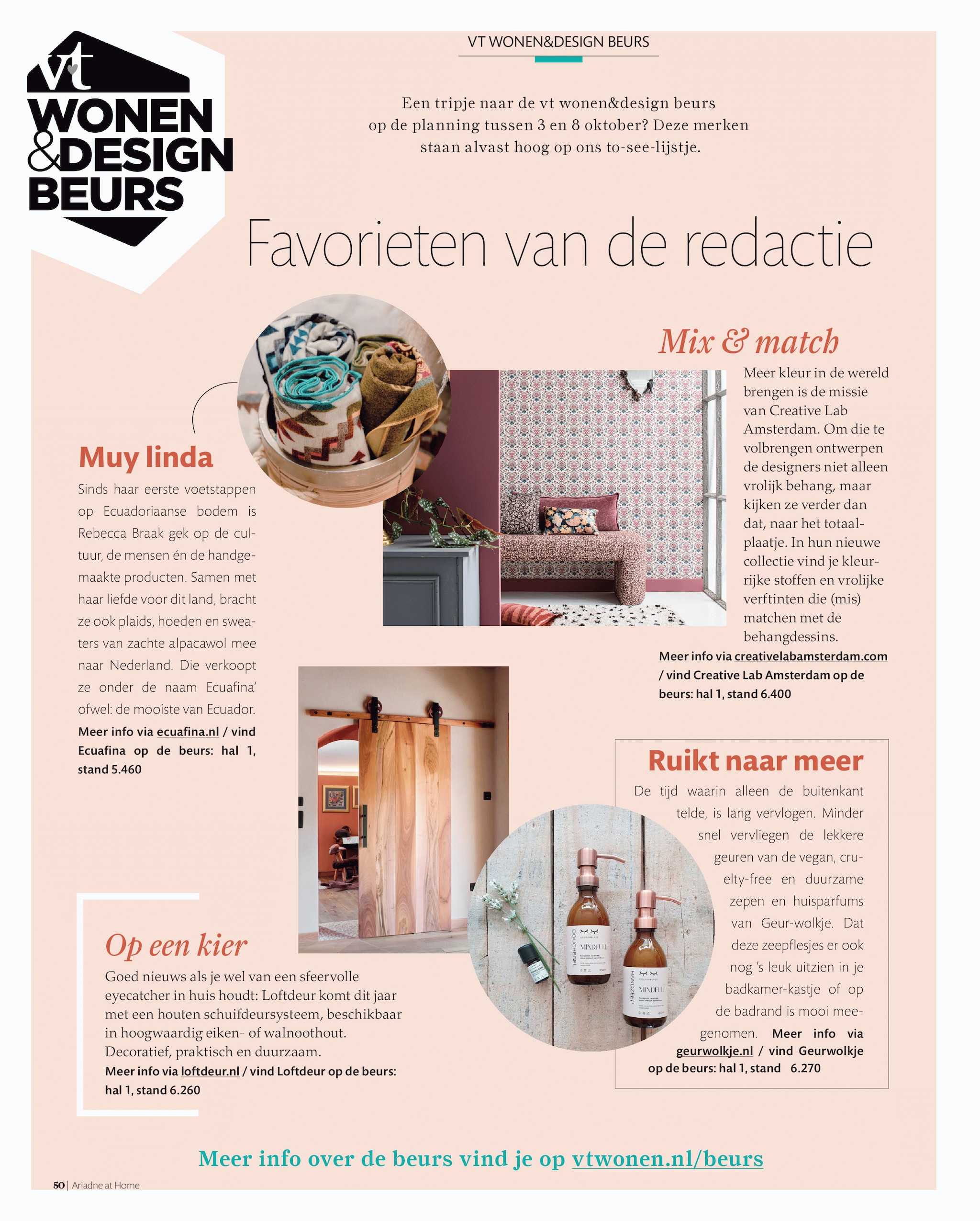 Ariadne at Home | vt wonen&amp; design beurs 2023 Ariadne at Home | vt wonen&amp; design beurs 2023