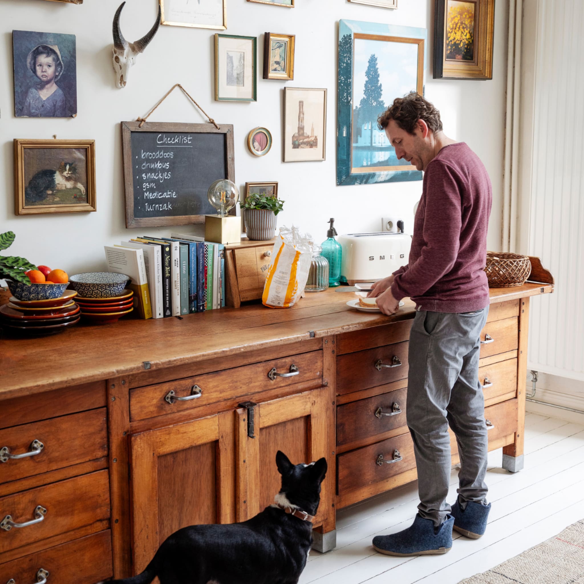 kijk binnen in een vintage stadsvilla