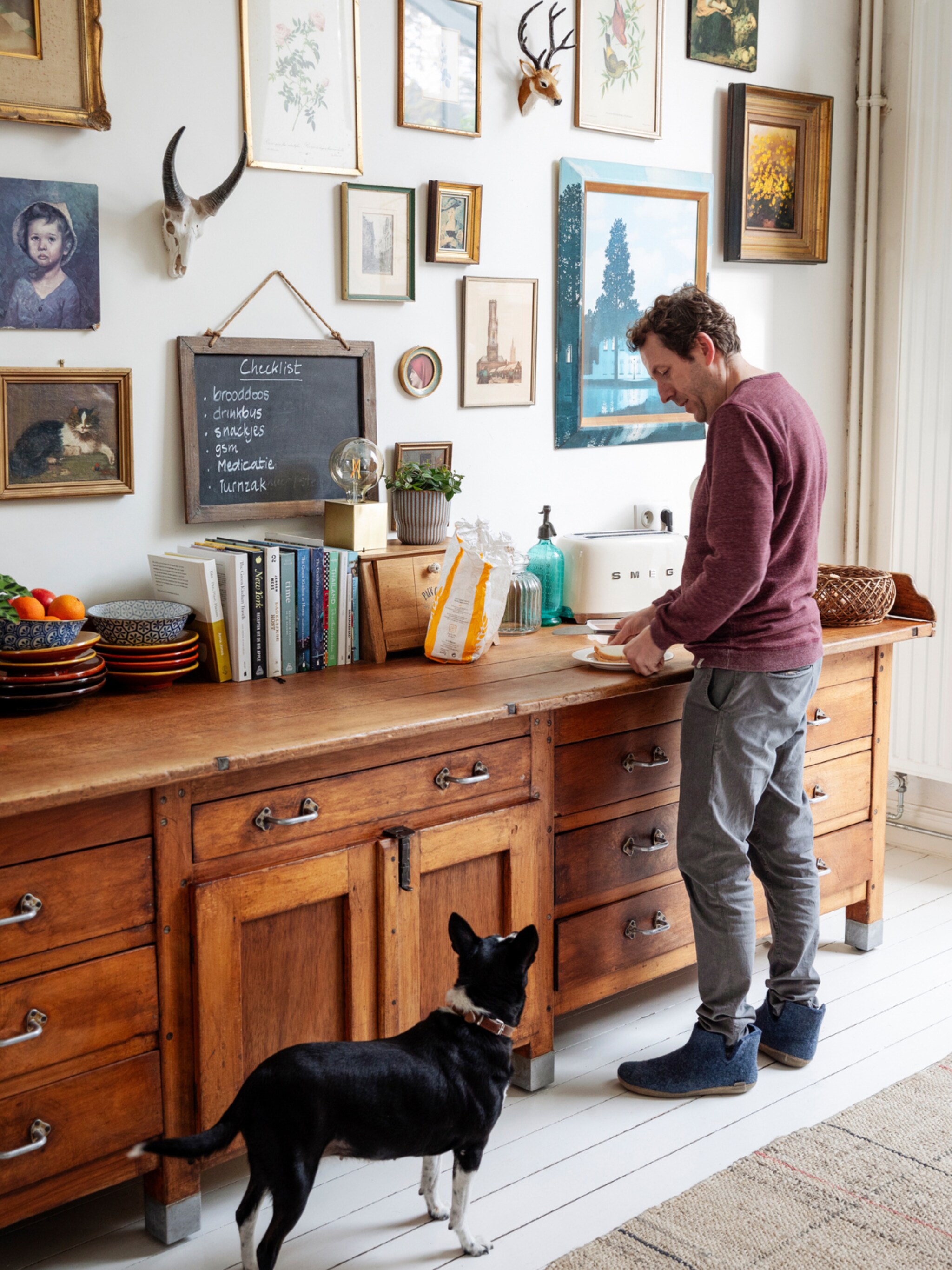 kijk binnen in een vintage stadsvilla