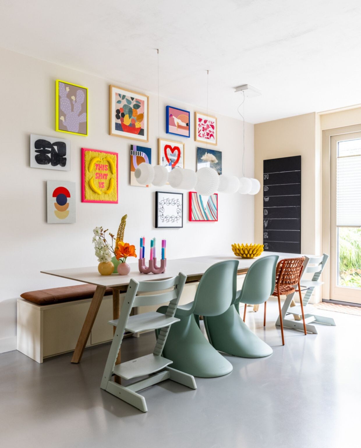 Weer verliefd op je huis aflevering 2 seizoen 19, Eva in Uitgeest, eethoek Weer verliefd op je huis aflevering 2 seizoen 19 | styling Eva van de Ven | fotografie Margriet Hoekstra