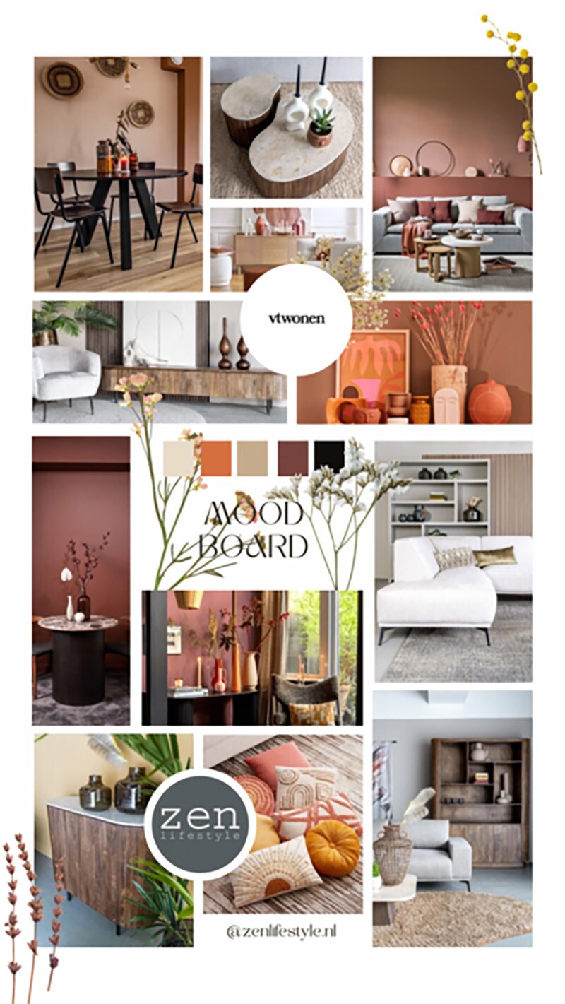 Het moodboard van Sofie: organisch en kleurrijk