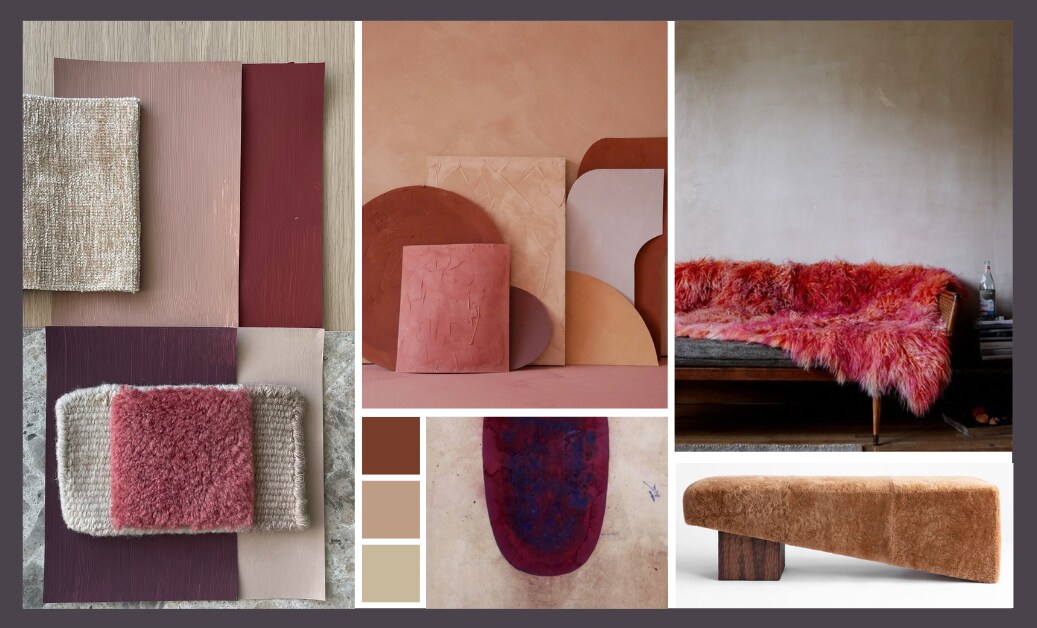 vt wonen&amp;design beurs 2023, moodboard Warm nest-clubhuis van stylist Marianne Luning vtwonen 2023-09