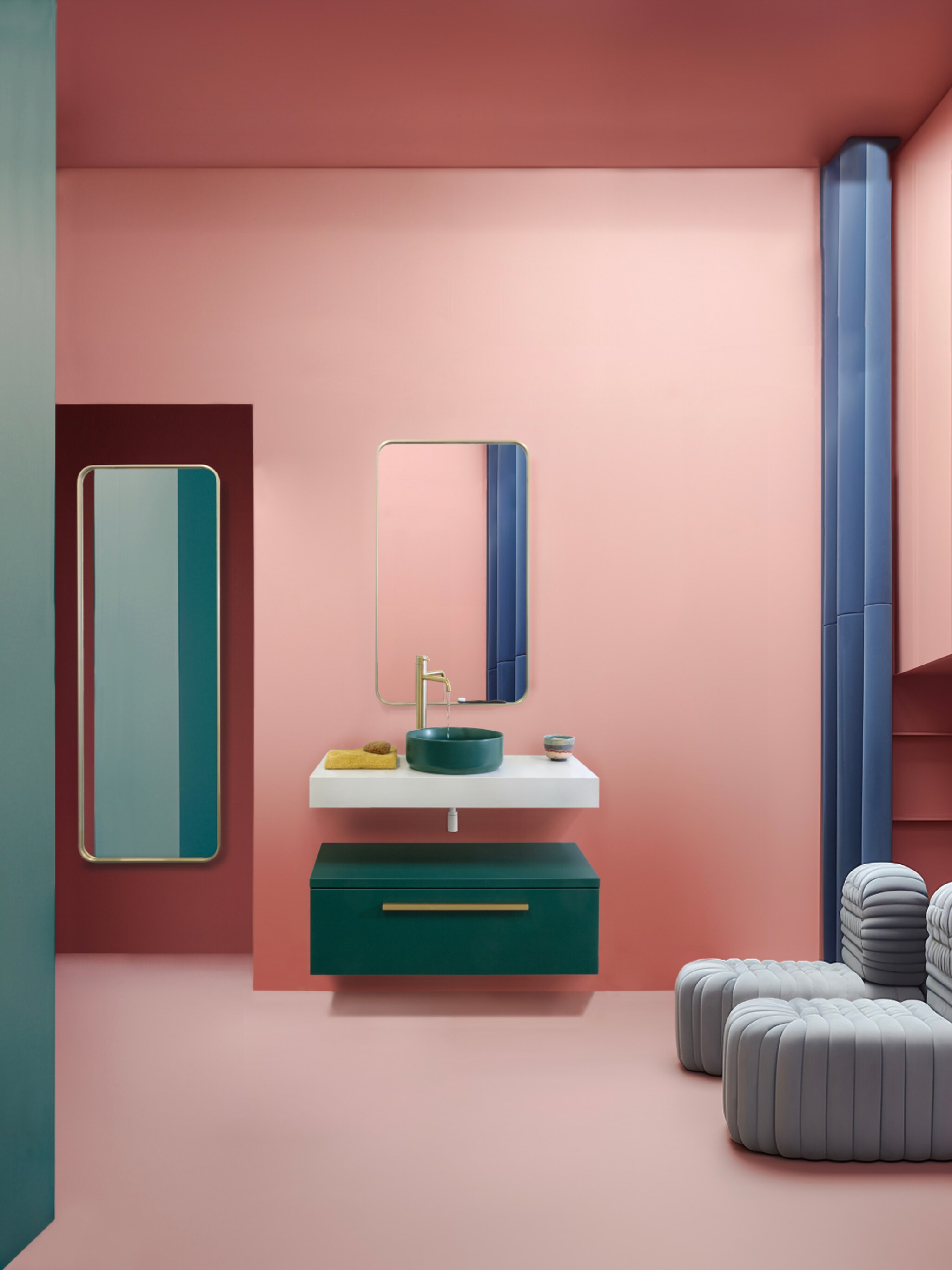 doei wit dit doet kleur in de badkamer en zo pas je het toe