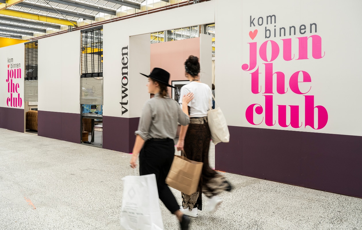 vtwonen beurs 2023. Join the club. vtwonen beurs 2023 | fotografie Stan Koolen