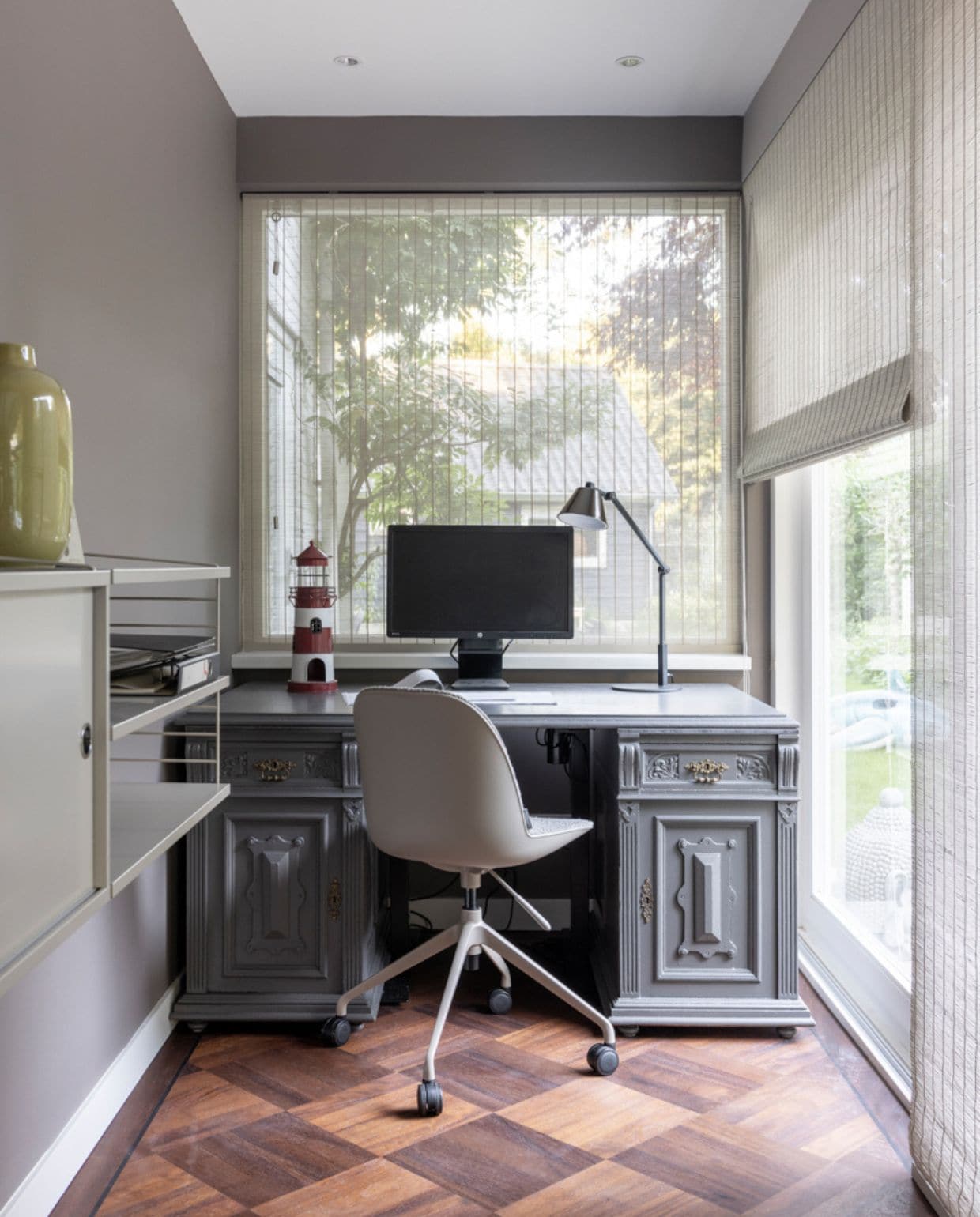 Weer verliefd op je huis aflevering 4 seizoen 19, Fietje in Hilversum, werkkamer Weer verliefd op je huis aflevering 4 seizoen 19 | styling Fietje Bruijn | fotografie Margriet Hoekstra