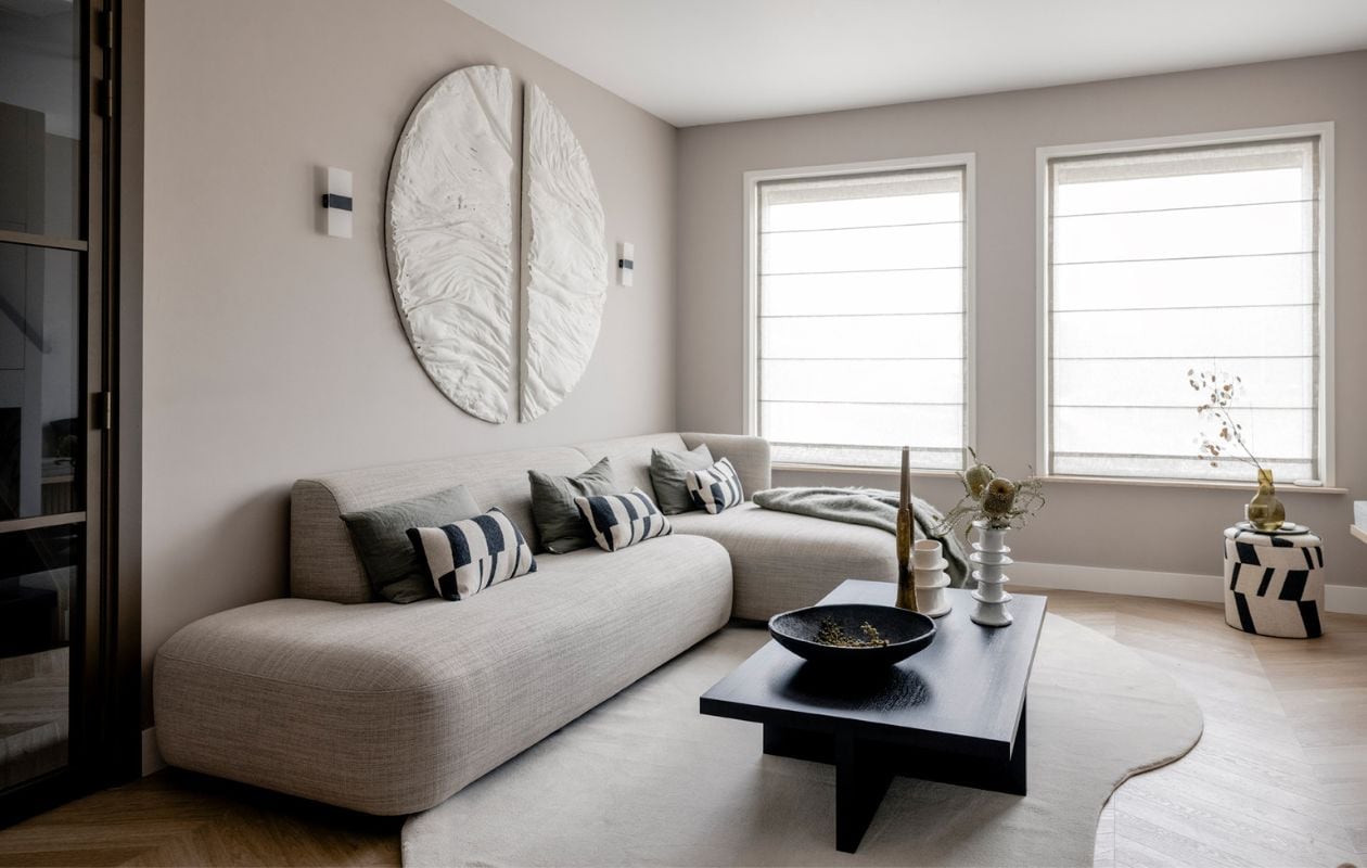 Weer verliefd op je huis aflevering 5 seizoen 19, zitkamer Weer verliefd op je huis aflevering 5 seizoen 19 | styling Liza Wassenaar | fotografie Sonja Velda