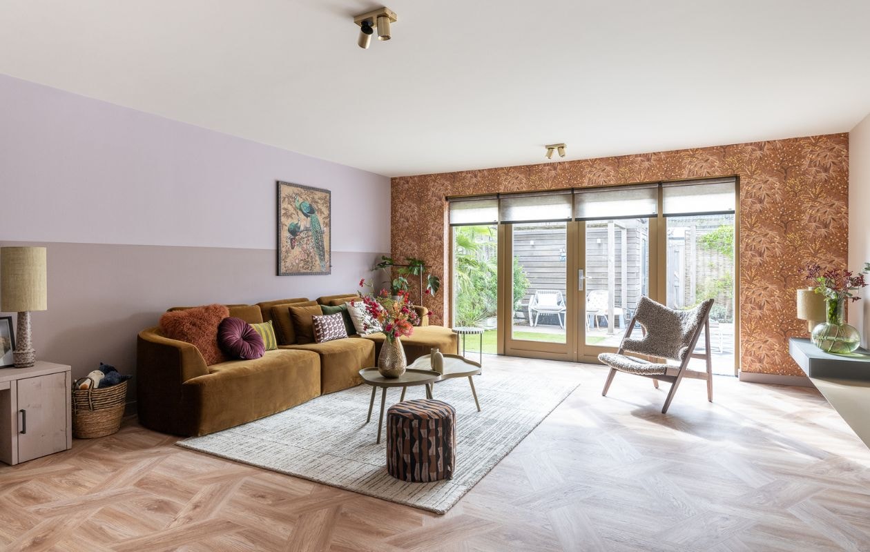 Weer verliefd op je huis aflevering 7 seizoen 19, Eva in Houten, zitkamer Weer verliefd op je huis aflevering 7 seizoen 19 | styling Eva van de Ven | fotografie Margriet Hoekstra