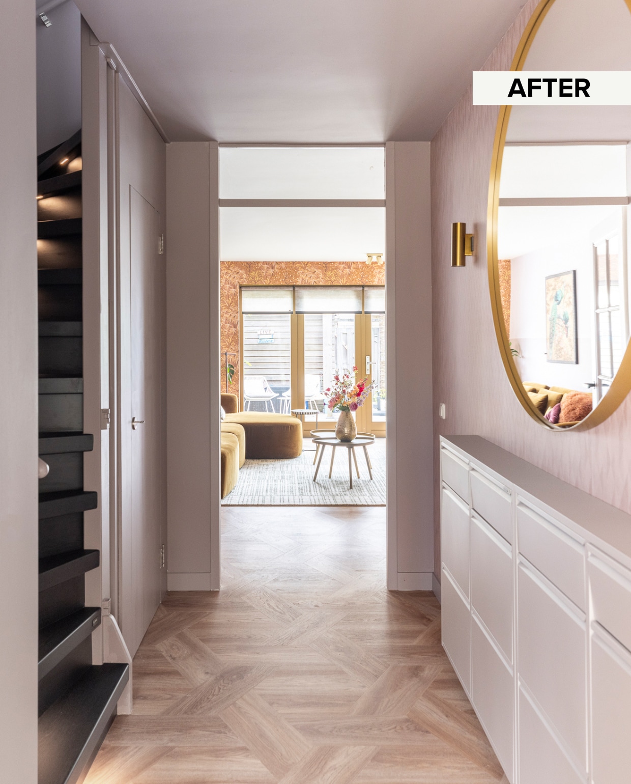 Weer verliefd op je huis aflevering 7 seizoen 19, Eva in Houten, hal Weer verliefd op je huis aflevering 7 seizoen 19 | styling Eva van de Ven | fotografie Margriet Hoekstra