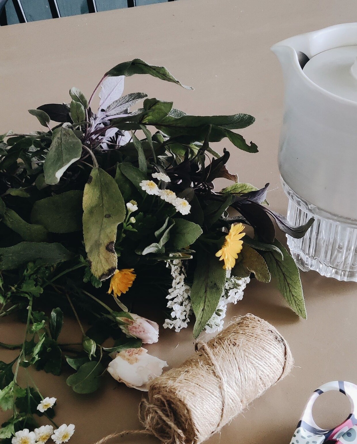 Bloemen Vivian Hoebe en Mark Mulder