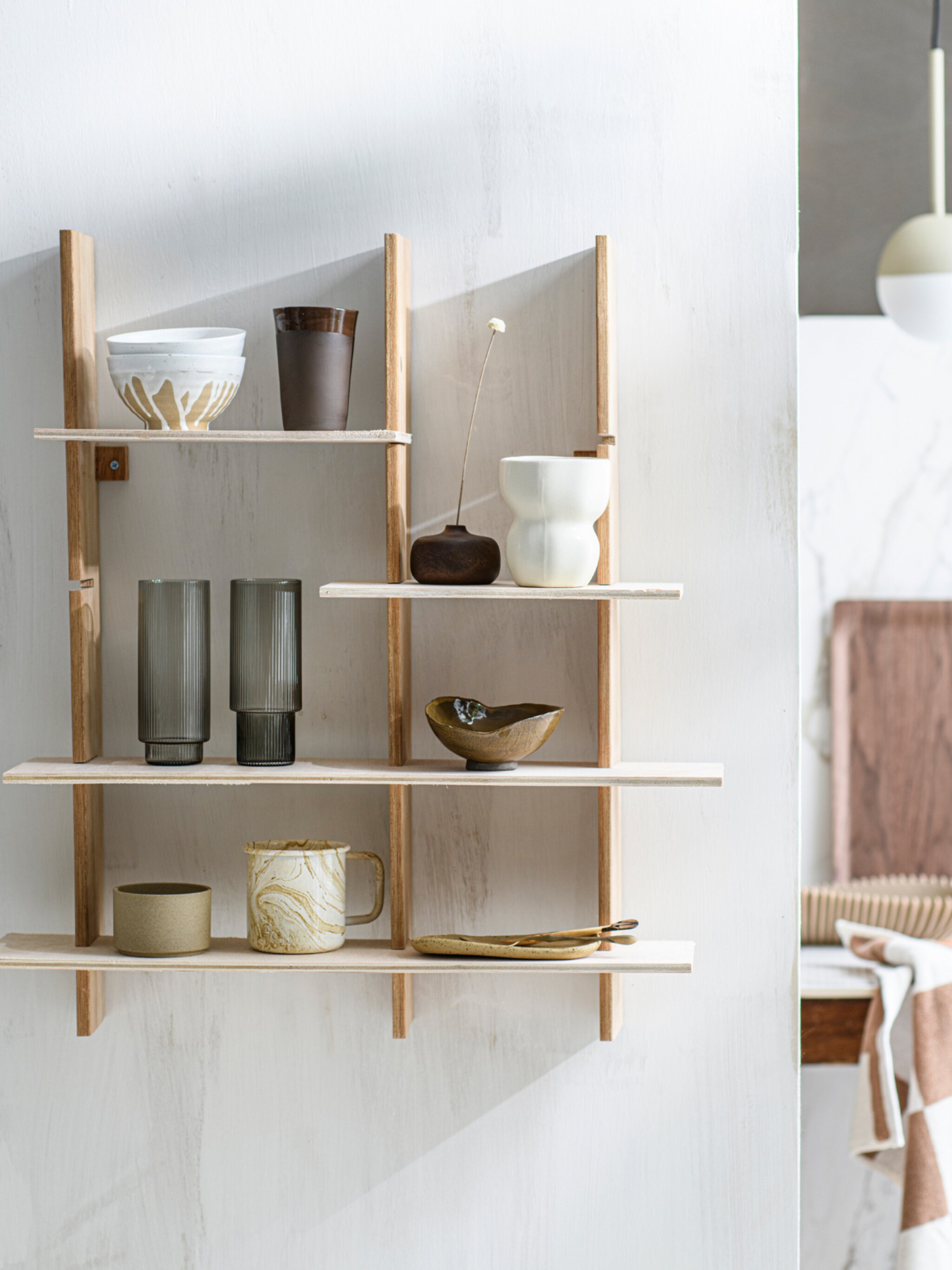diy showkast met vakken