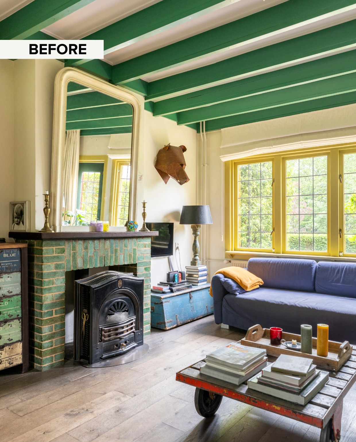 Weer verliefd op je huis aflevering 9 seizoen 19, Fietje in Haarlem, oude woonkamer Weer verliefd op je huis aflevering 9 seizoen 19 | styling Fietje Bruijn | fotografie Sonja Velda