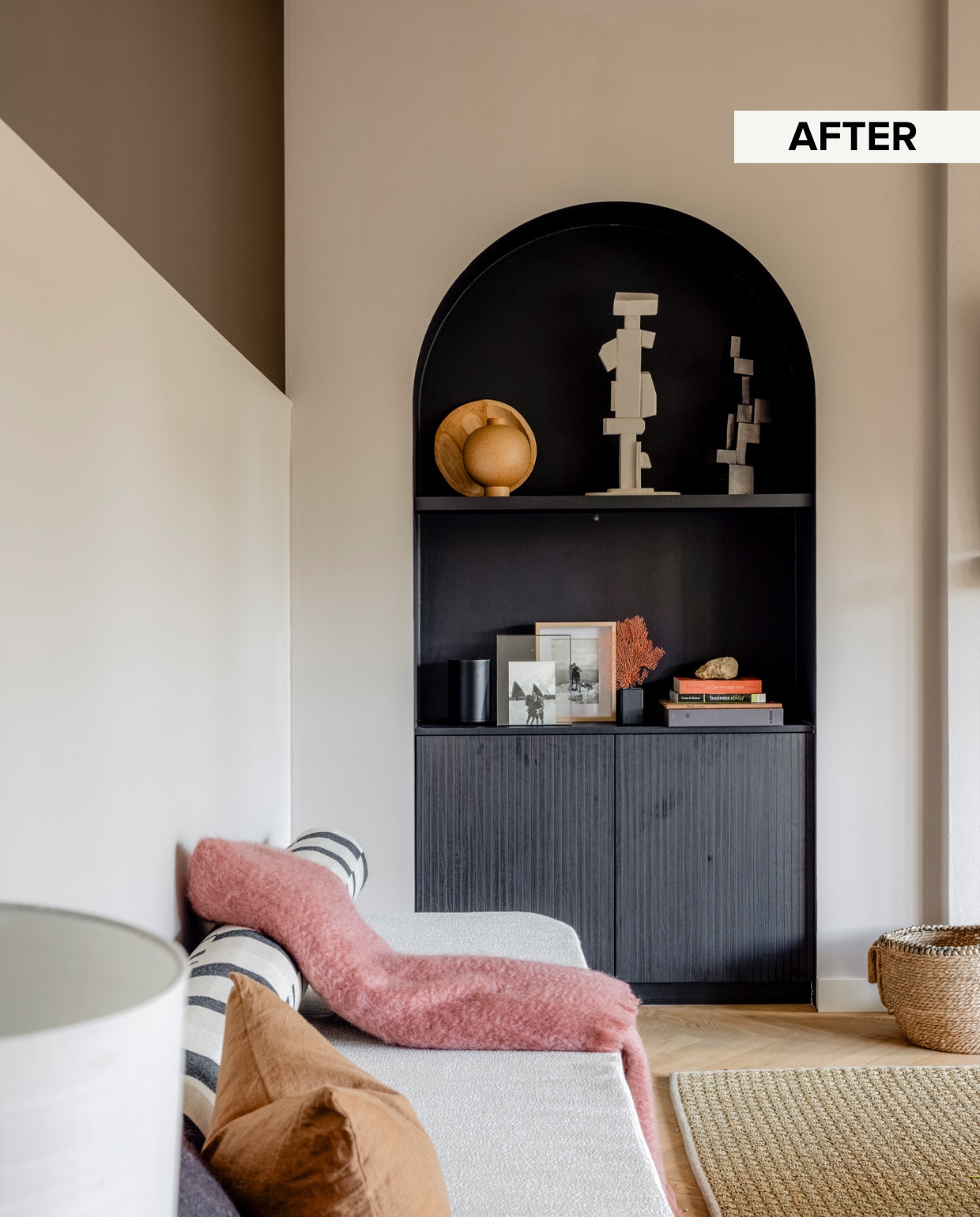 Weer verliefd op je huis aflevering 10 seizoen 19, Liza in Rotterdam, boogkast Weer verliefd op je huis aflevering 10 seizoen 19 | styling Liza Wassenaar | fotografie Sonja Velda