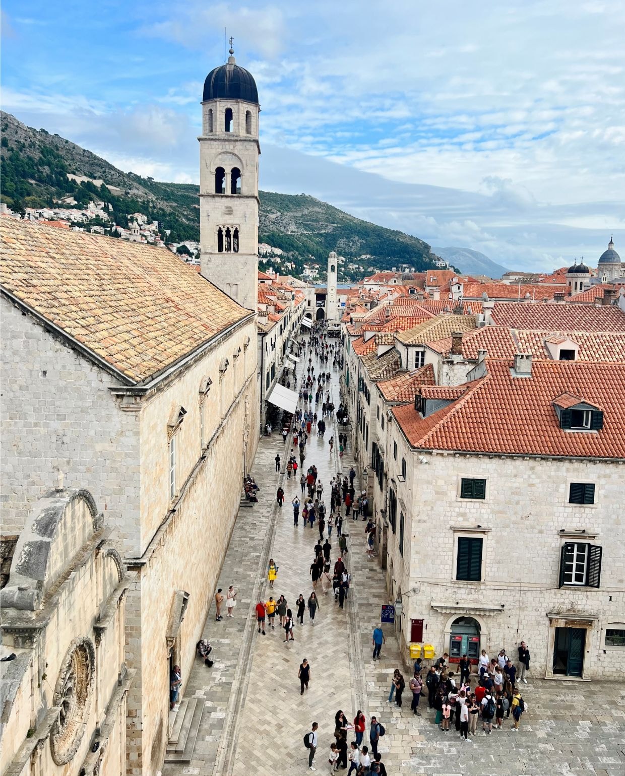 Uitzicht over Stradun Adeline Mans