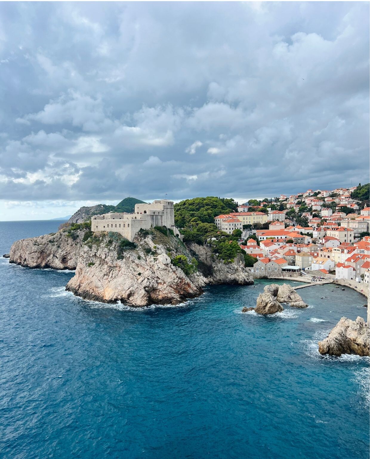 Dubrovnik vanaf de stadsmuur Adeline Mans