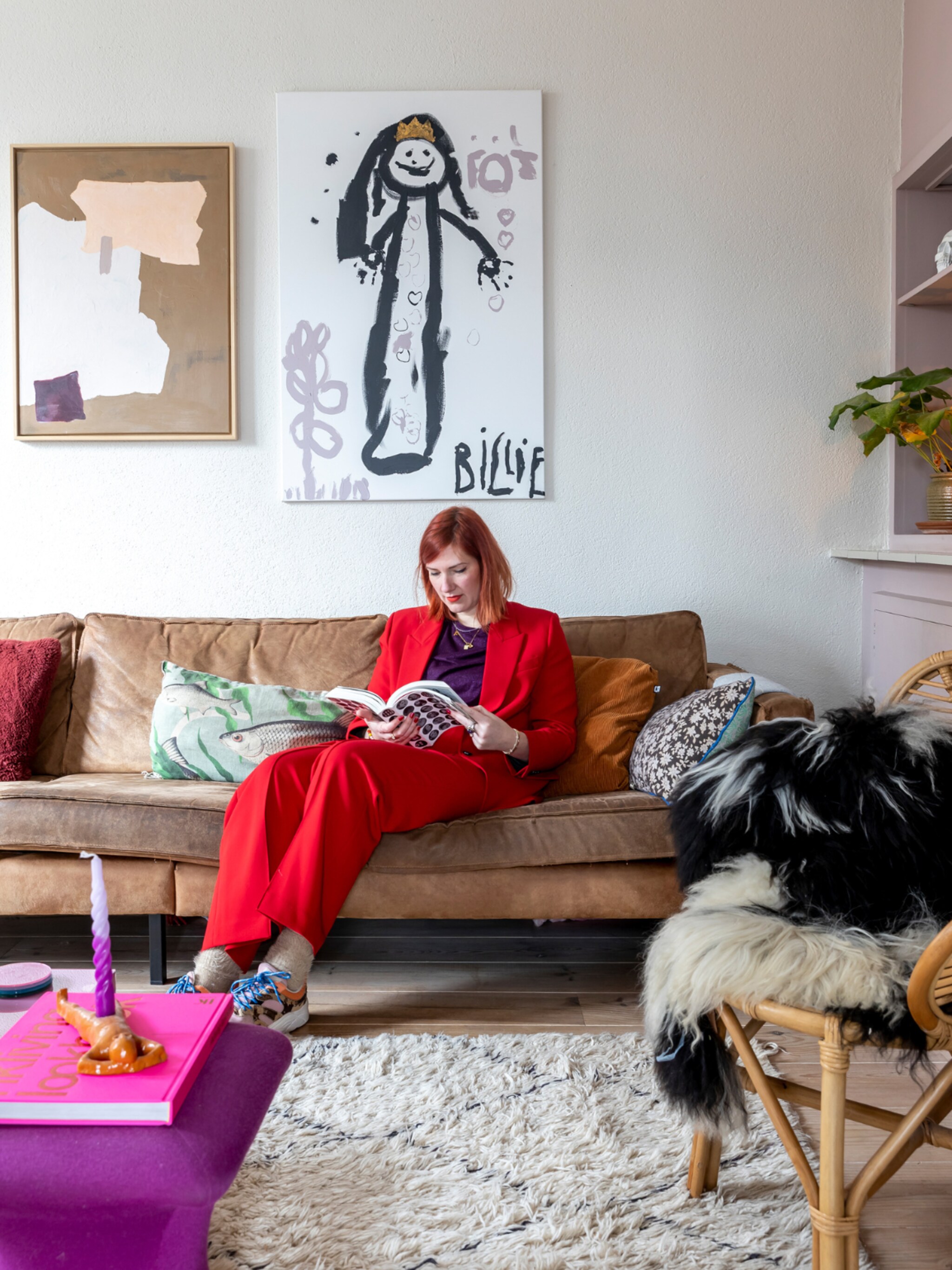 binnenkijken in een huis vol kleur
