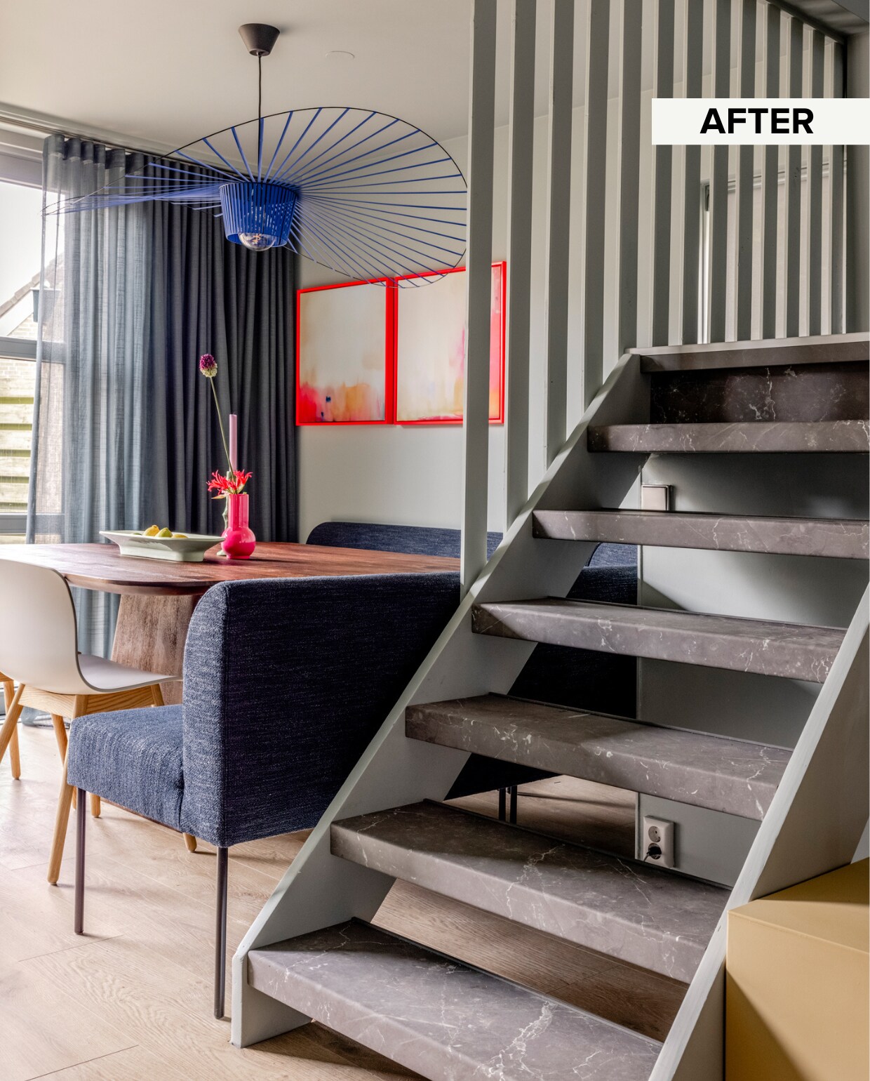 Weer verliefd op je huis aflevering 12 seizoen 19, Fietje in Nieuw-Vennep, eetkamer Weer verliefd op je huis aflevering 12 seizoen 19 | styling Fietje Bruijn | fotografie Sonja Velda