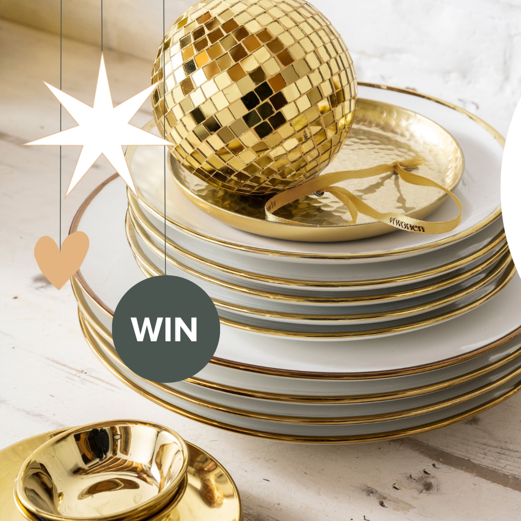 feestbox vtwonen vol met servies voor kerst