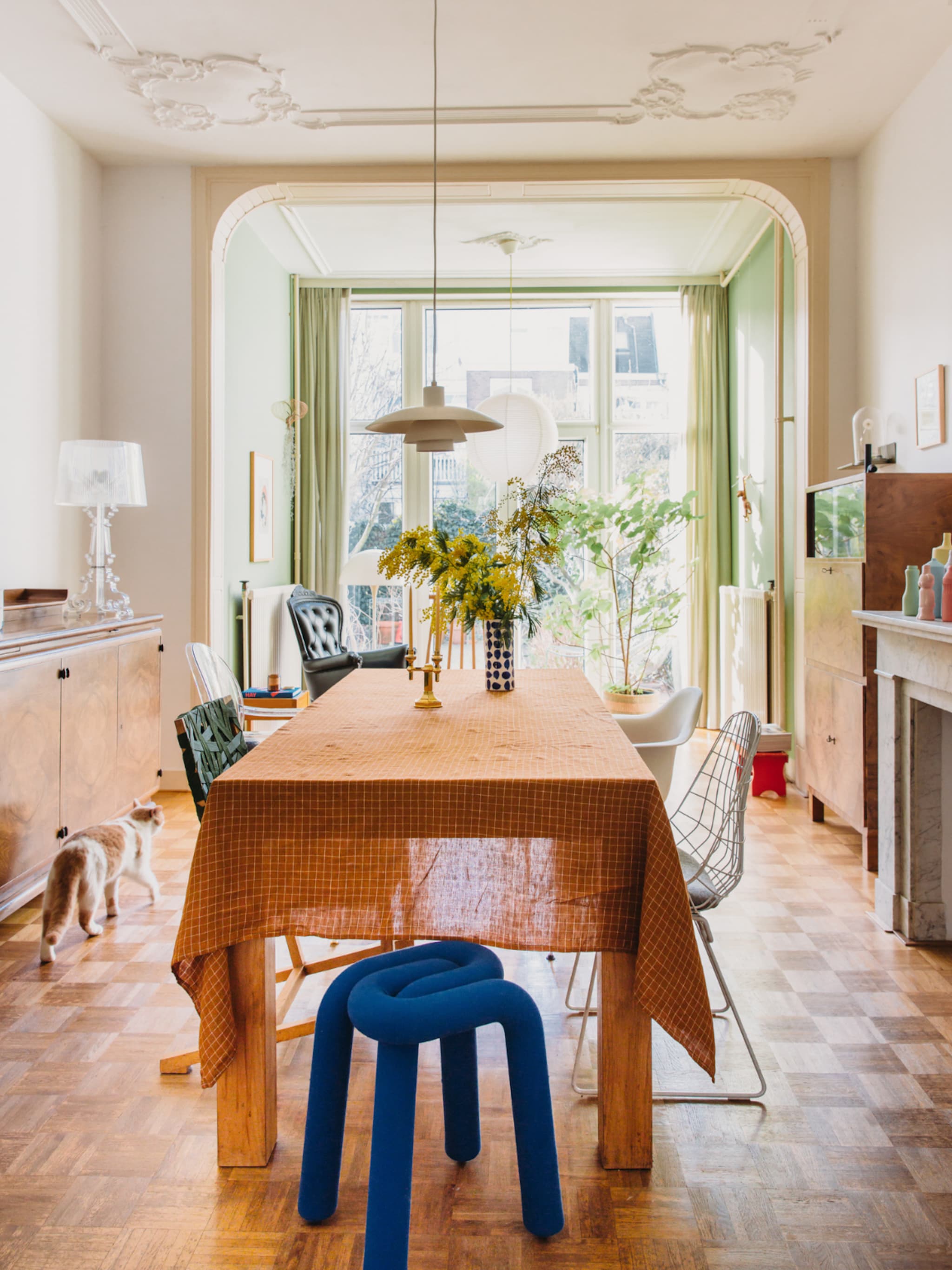 huizen kobaltblauw interieur inspiratie