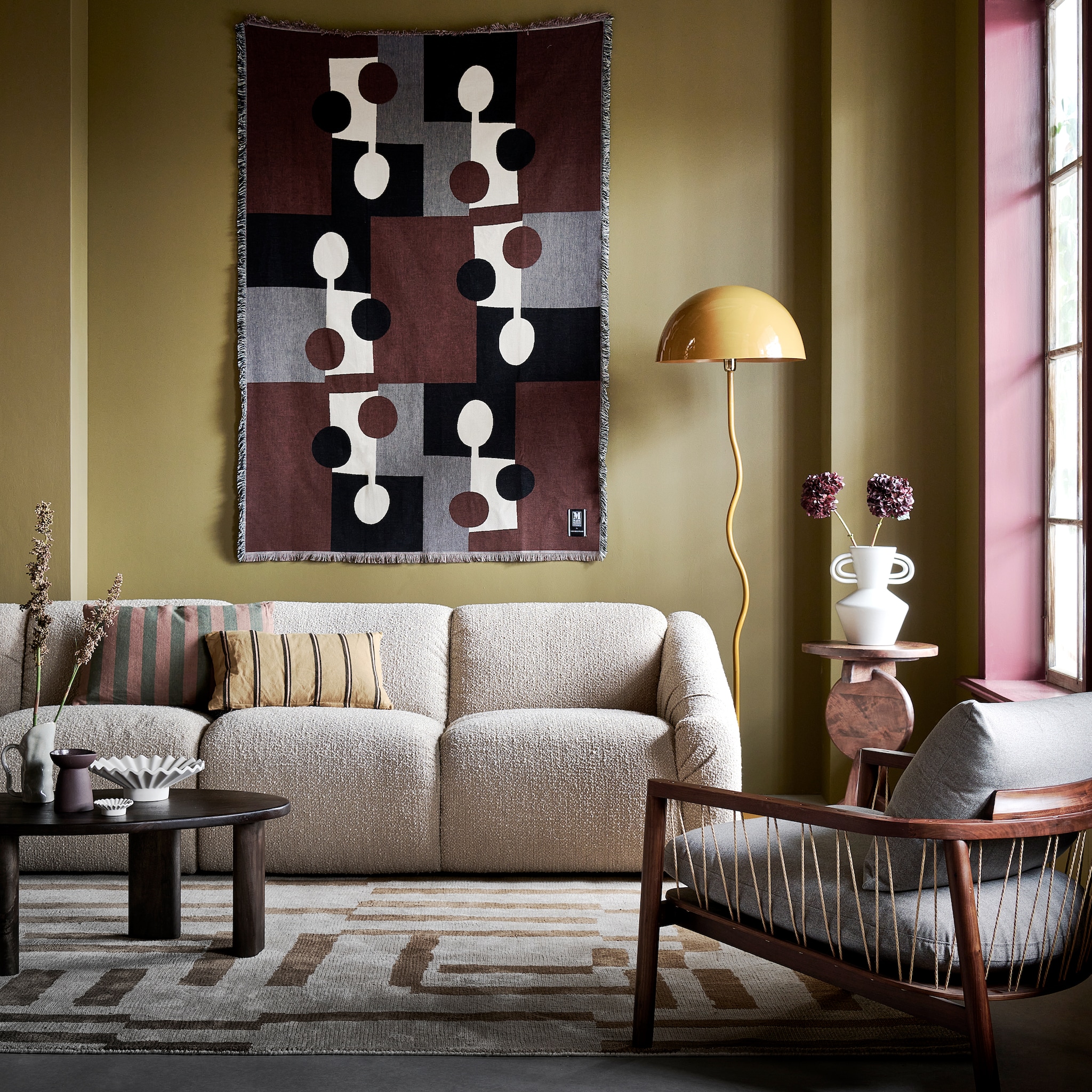 wandkleed woonkamer