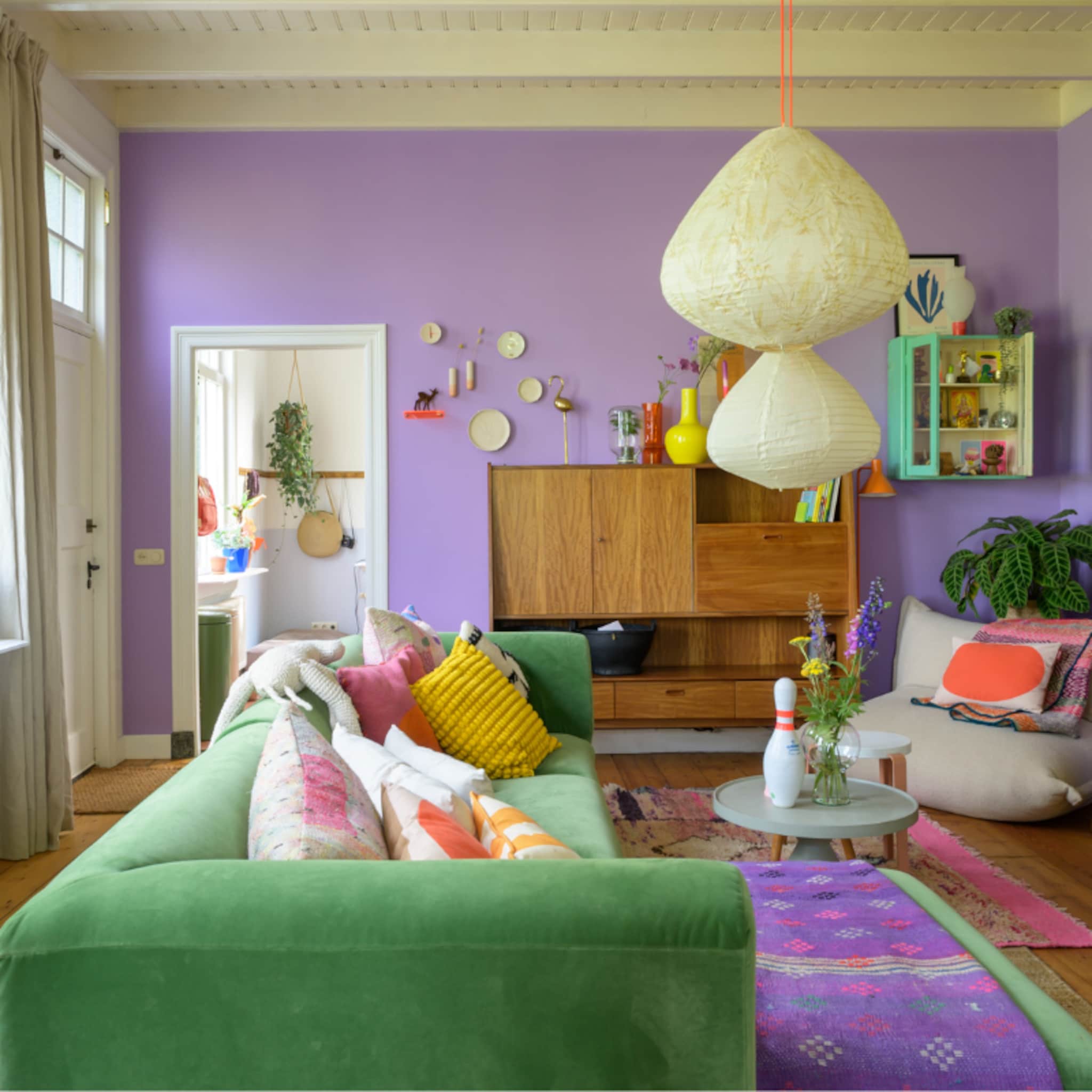 woningen gedurfd kleurcontrast interieur woontrend