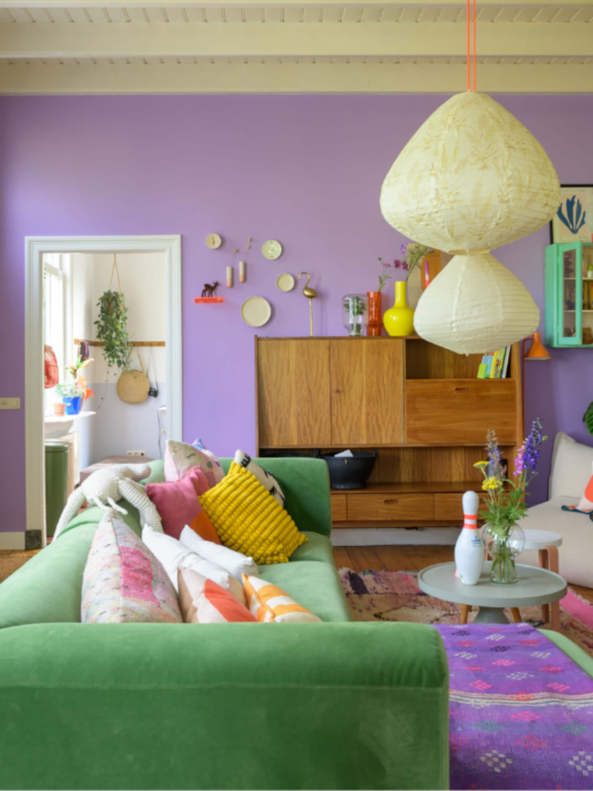 woningen gedurfd kleurcontrast interieur woontrend