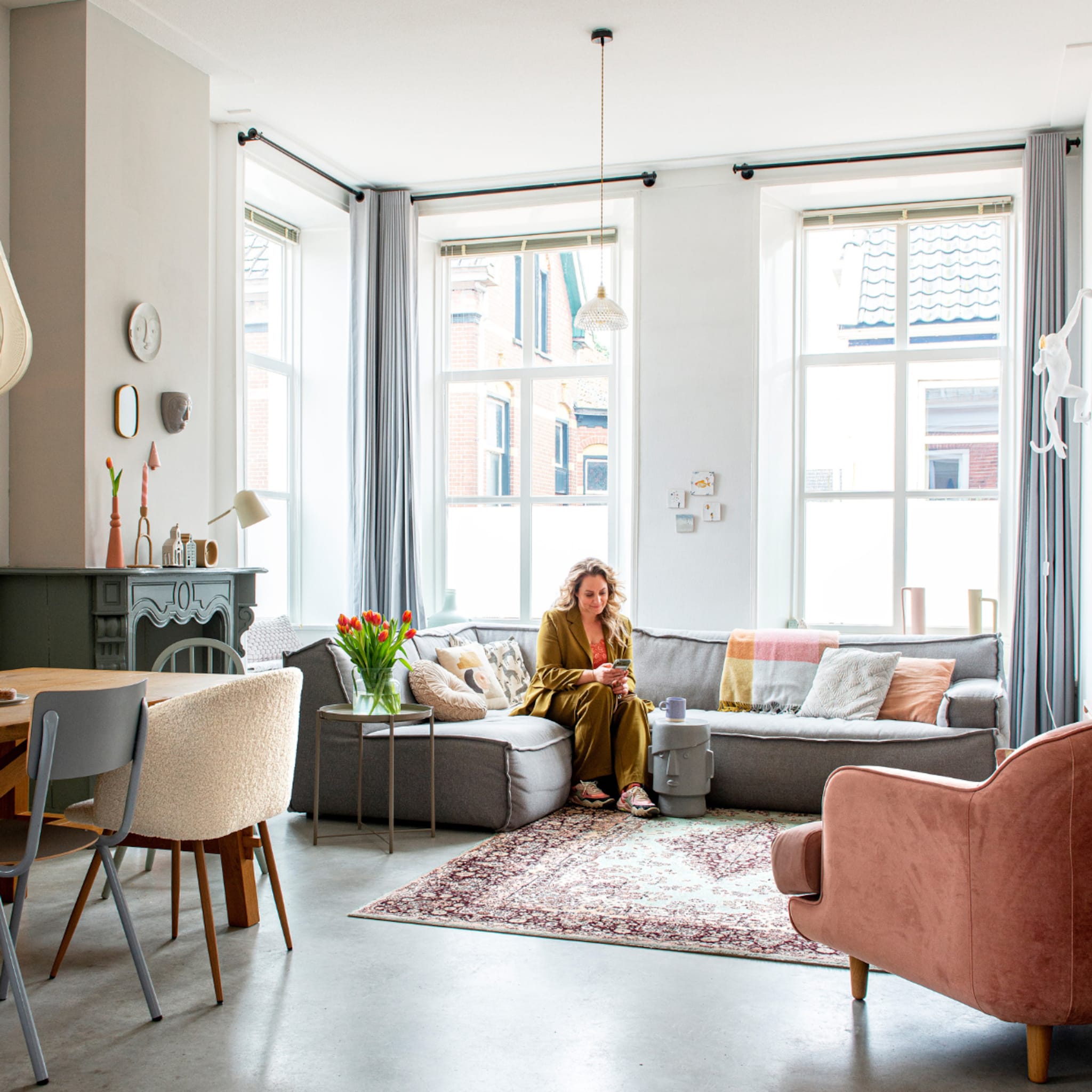 verbouwde oude school kleur