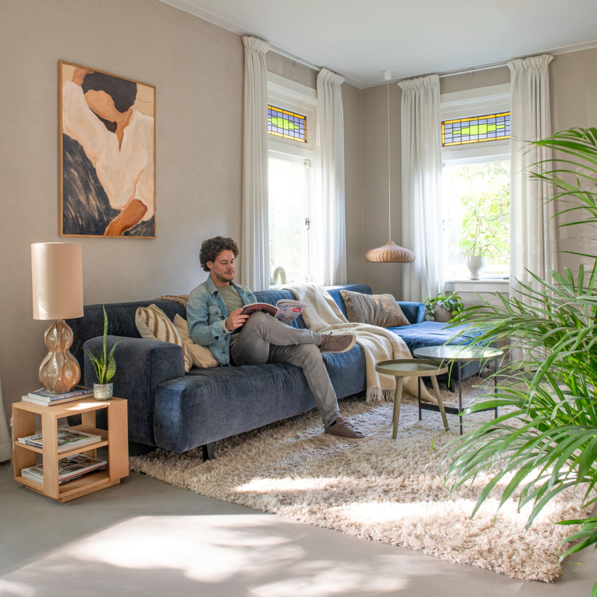 binnenkijken in een interieur vol tweedehands