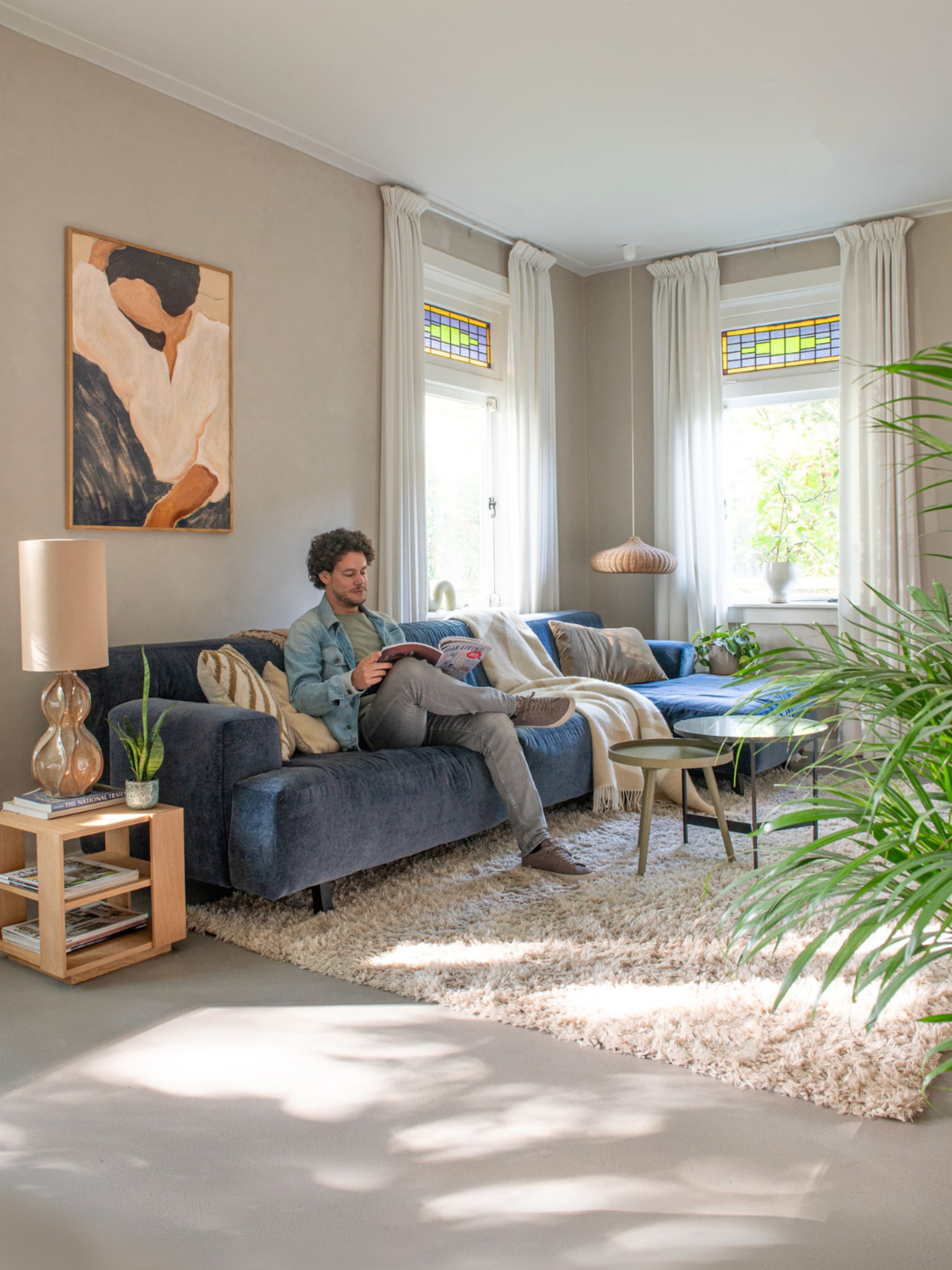 binnenkijken in een interieur vol tweedehands