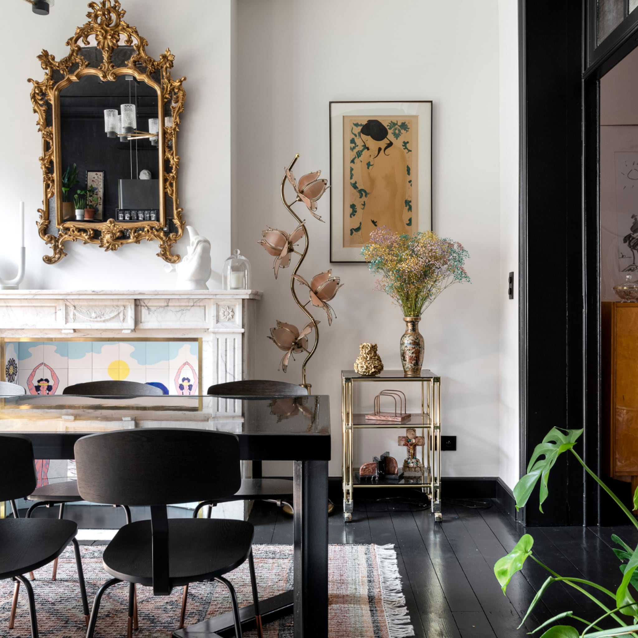 binnenkijken in een hollywood regency appartement