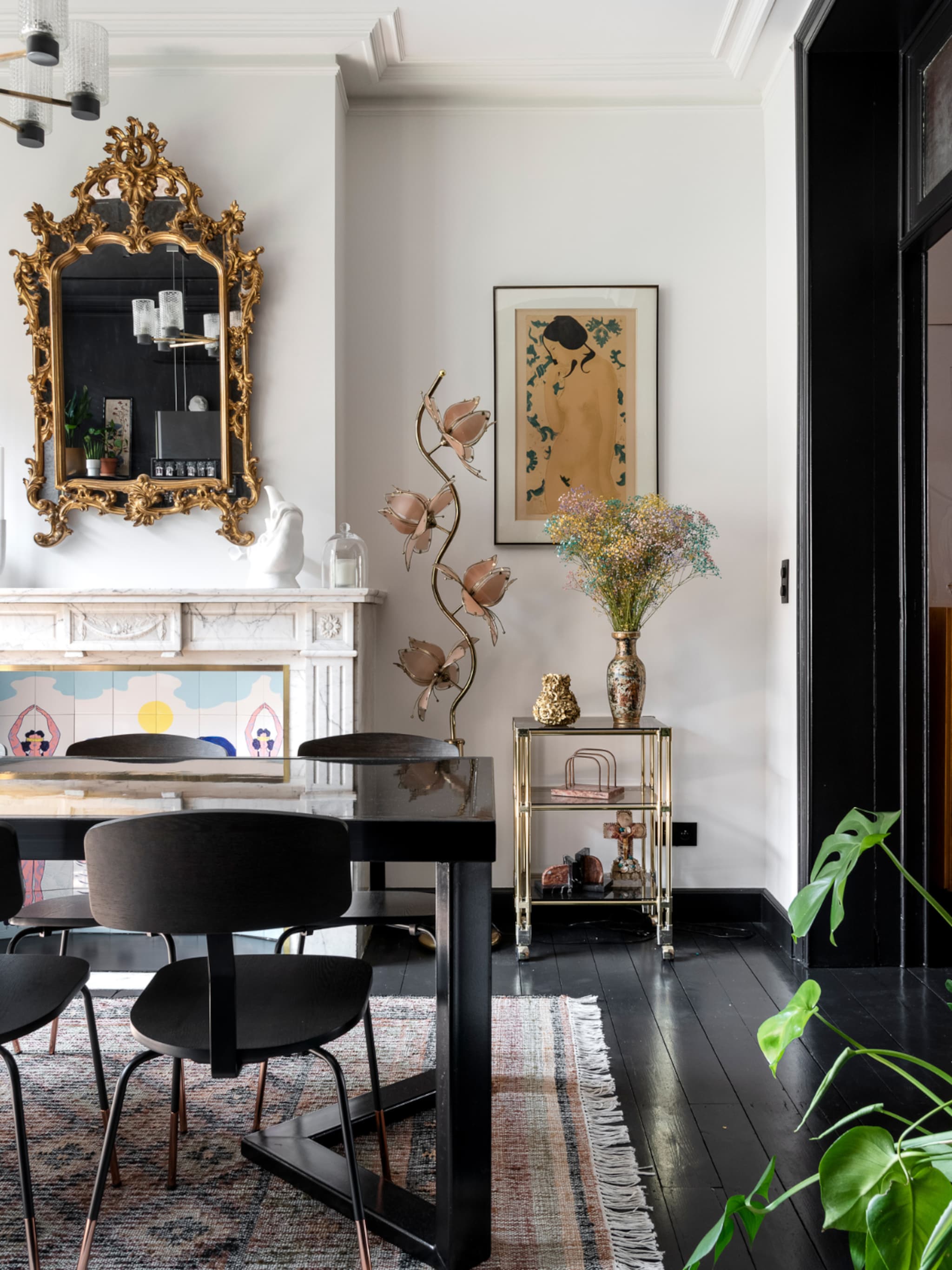 binnenkijken in een hollywood regency appartement