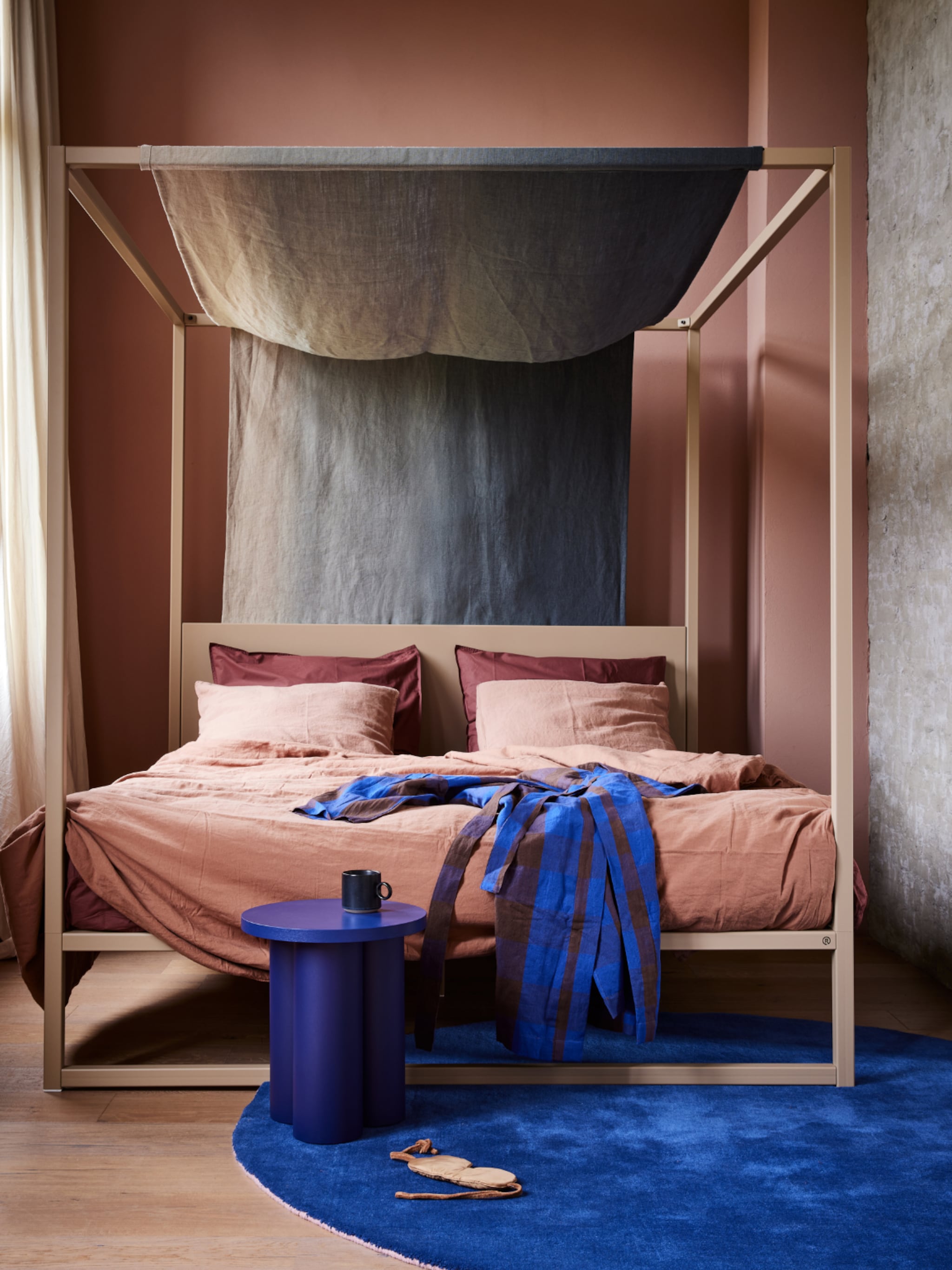 rise and shine heerlijk opstaan met een vloerkleed bij het bed