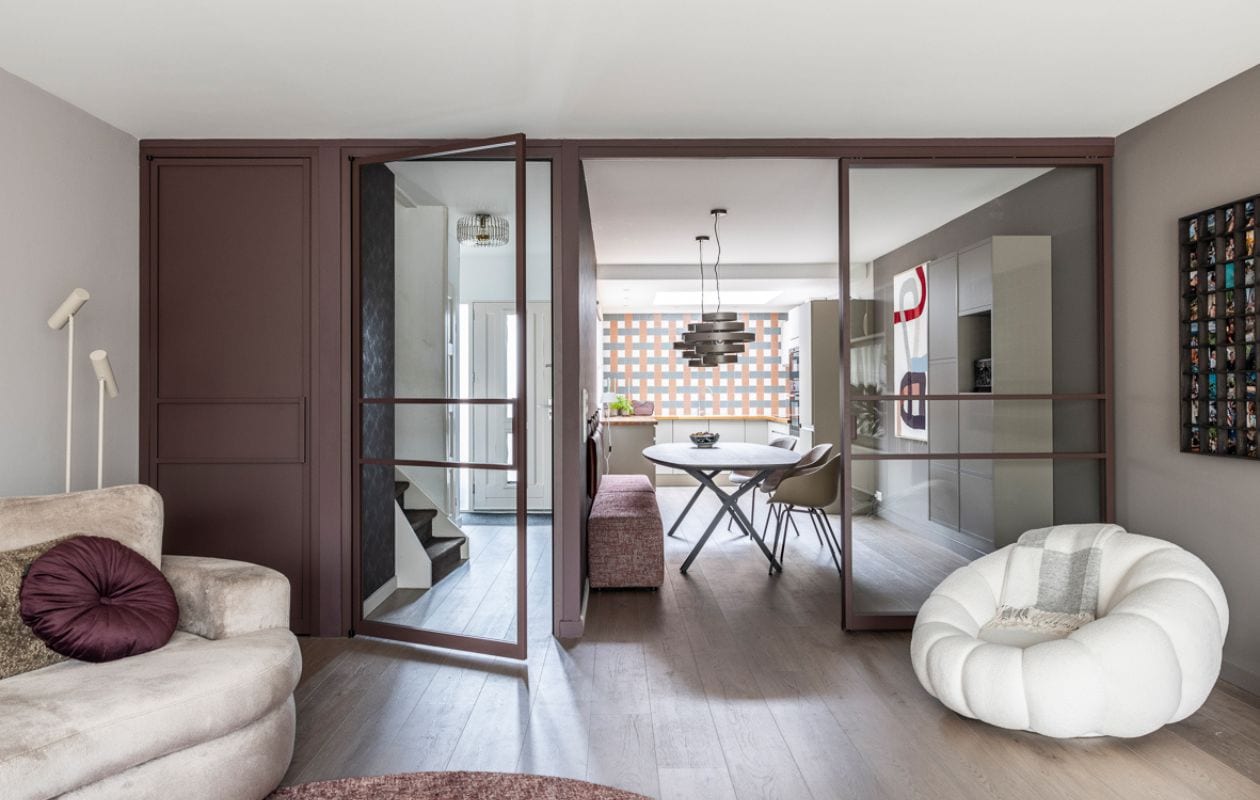 Weer verliefd op je huis aflevering 1 seizoen 20, Fietje in Monnickendam, scheidingswand Weer verliefd op je huis aflevering 1 seizoen 20 | styling Fietje Bruijn | fotografie Margriet Hoekstra