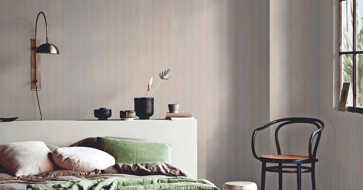 Erismann behang - linnenstructuur - goud - 53 cm x 10.05 m - 661601 | Leen Bakker