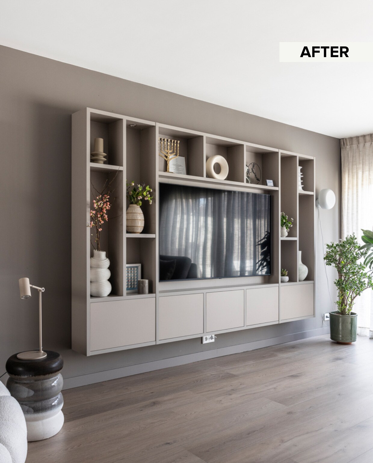Weer verliefd op je huis aflevering 1 seizoen 20, Fietje in Monnickendam, tv-kast Weer verliefd op je huis aflevering 1 seizoen 20 | styling Fietje Bruijn | fotografie Margriet Hoekstra