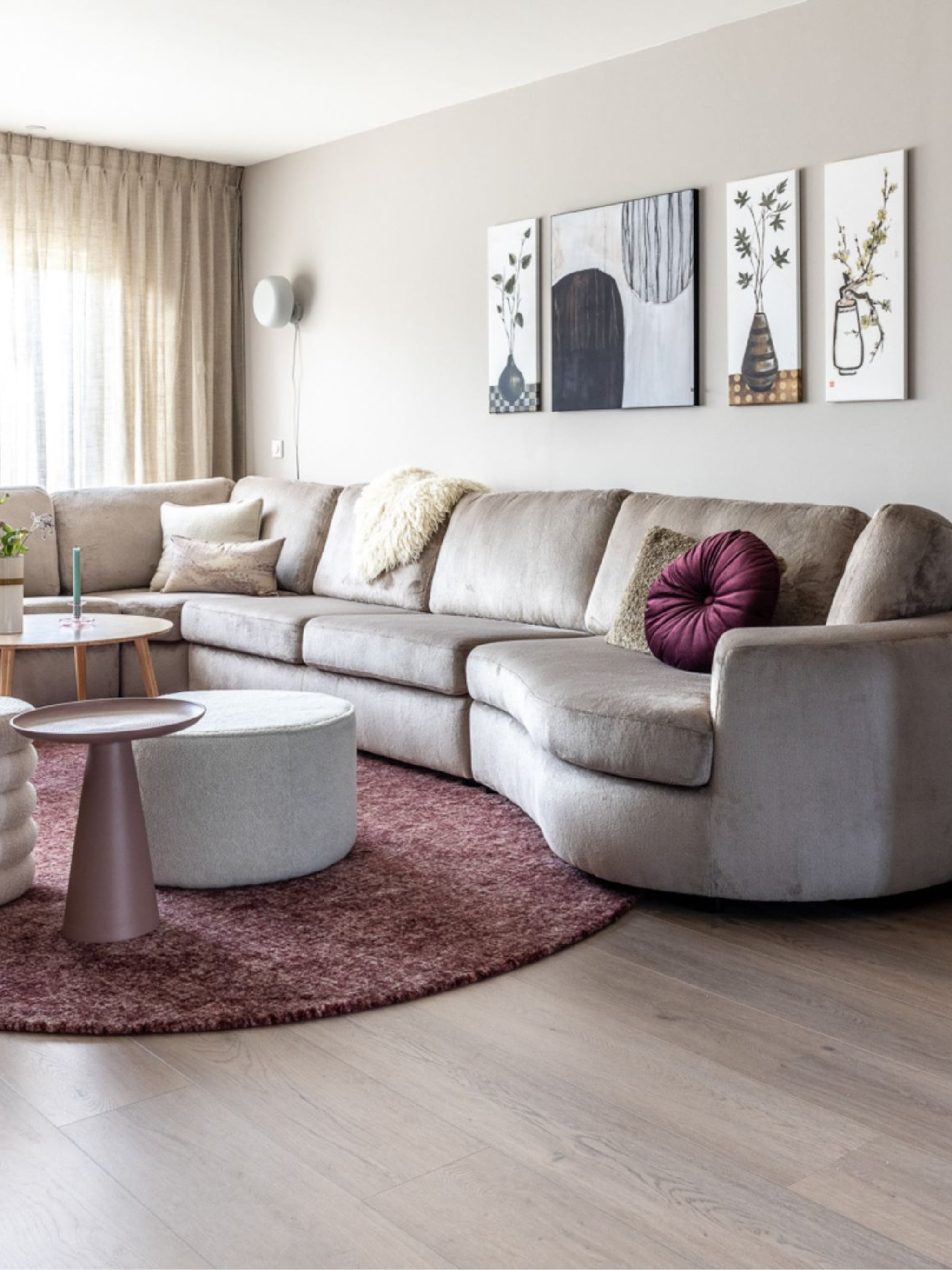 warm woonidee zo past stylist fietje de paars roze trendkleur mauve toe