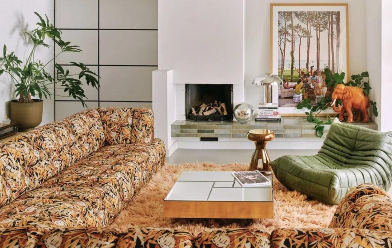 Retro woonkamer, woonstijl, HKliving HKliving