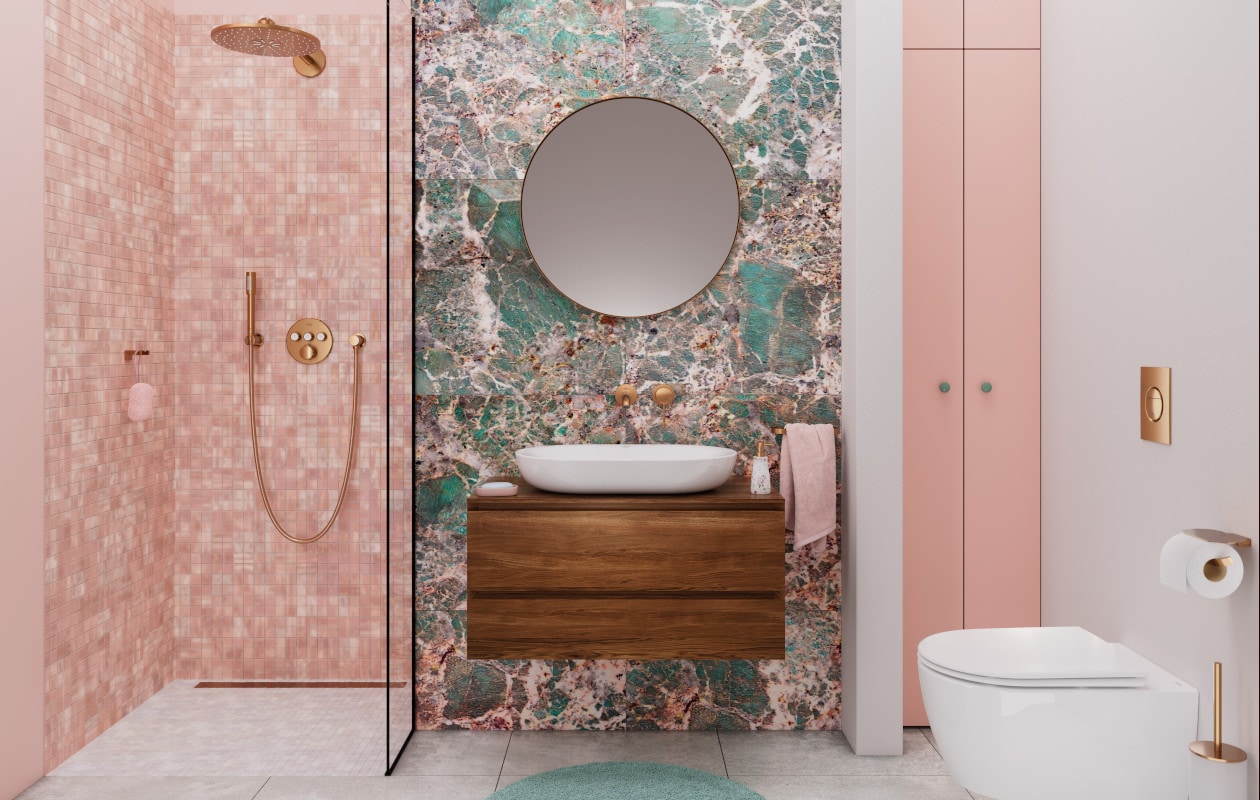 kleur bekennen zo geef je de badkamer een persoonlijke touch
