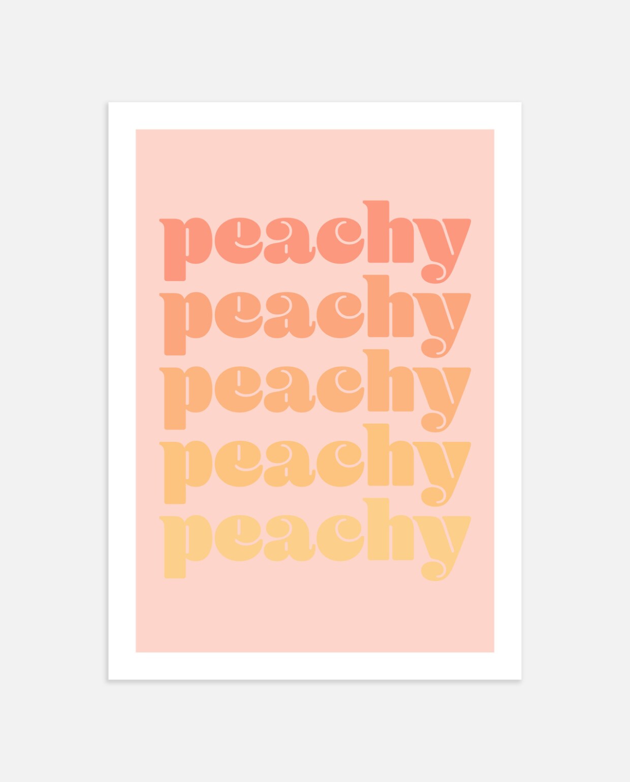Poster Peachy Postery
