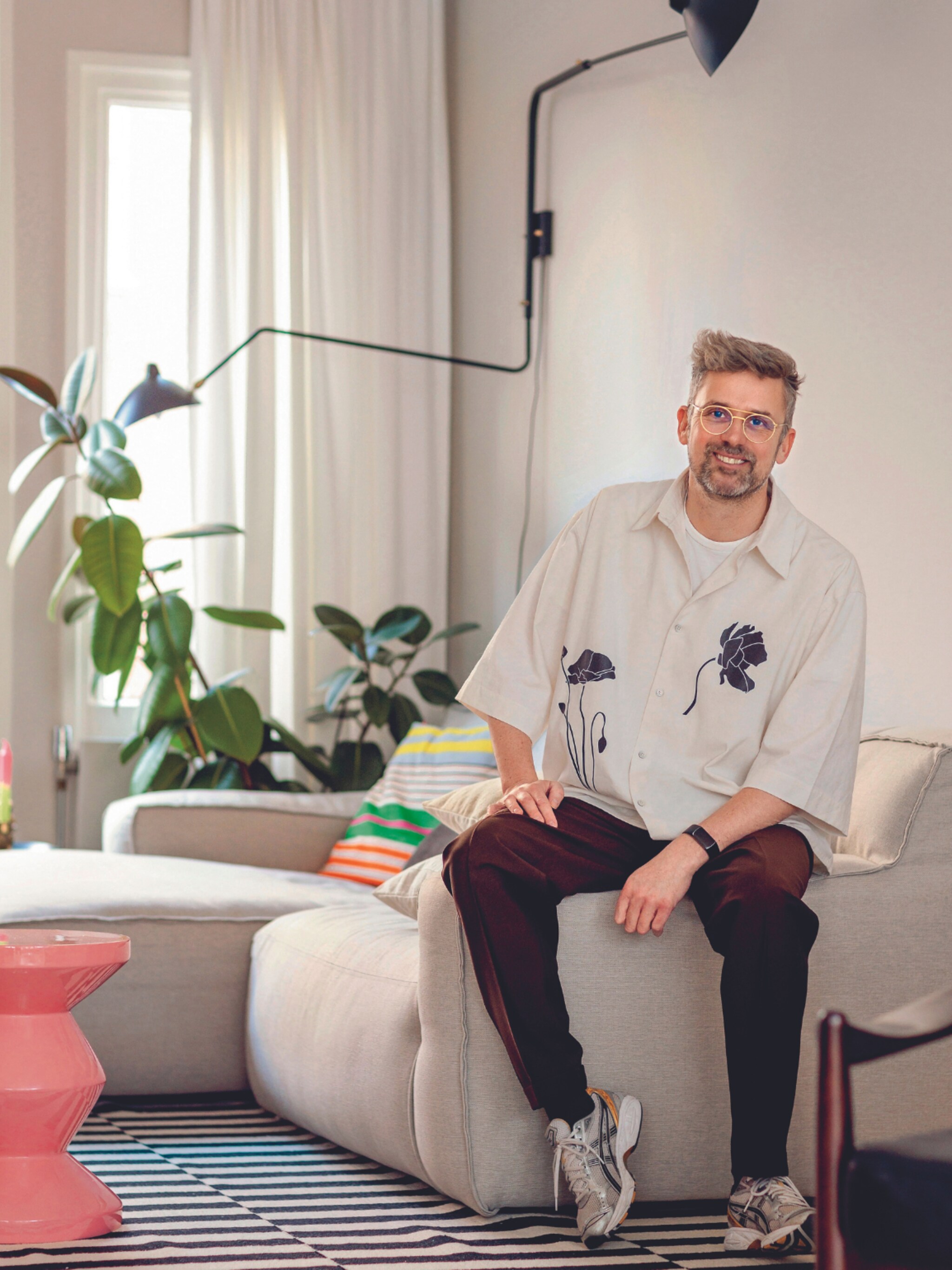 de woonstijl van acteur en presentator patrick martens
