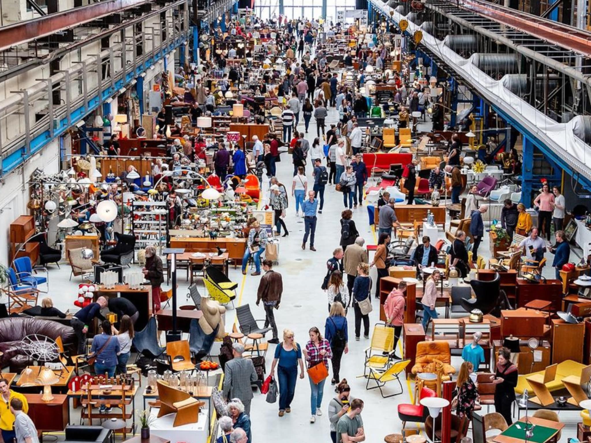 vintage markten winkels nederland belgie